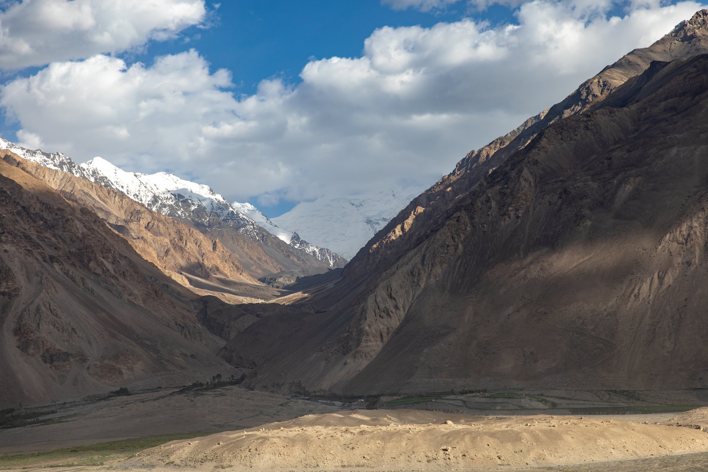 Wakhan Valley, Tajikistan, looking across to the Afghan Wakhan