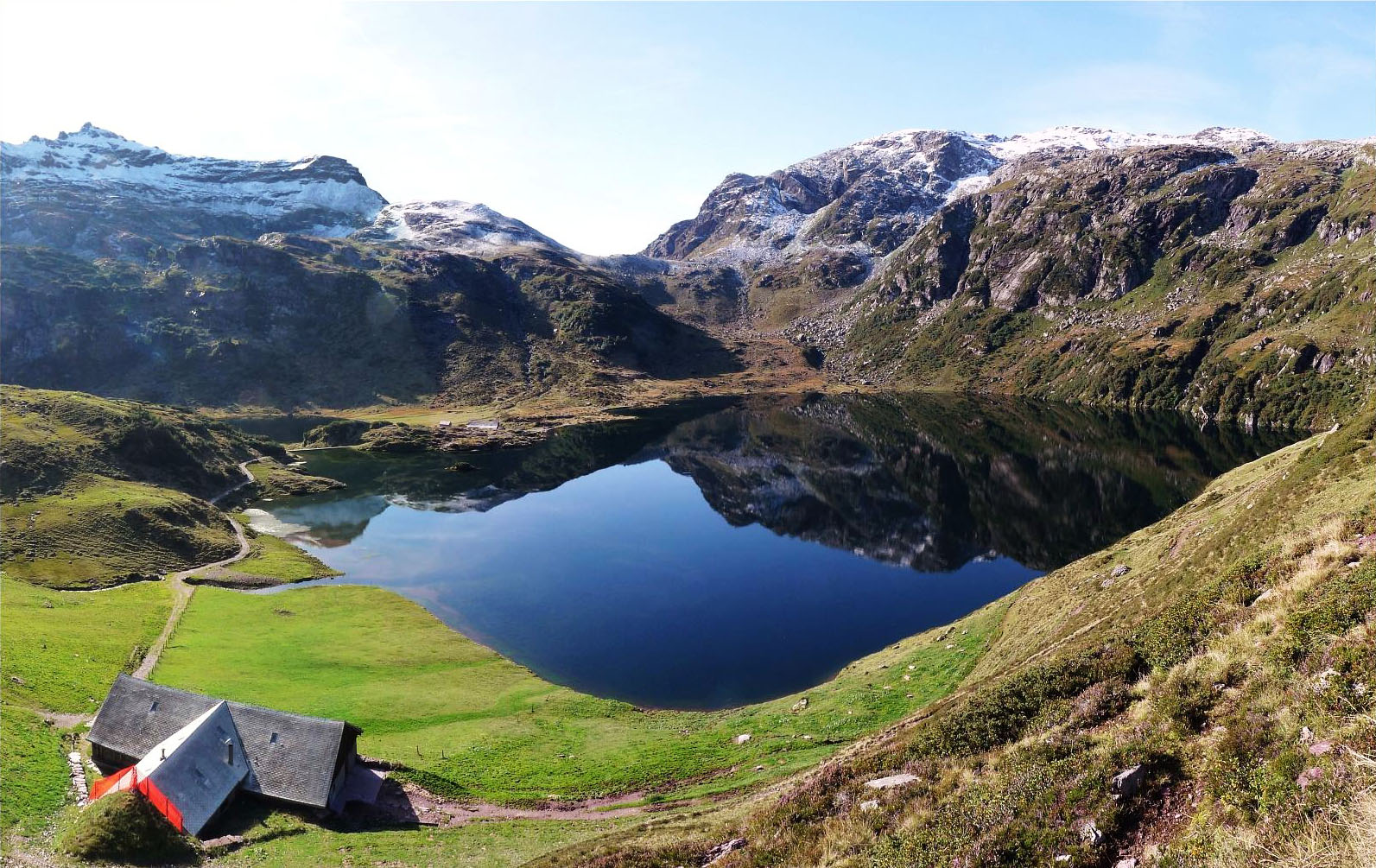 Murgsee in the Glarus Alps