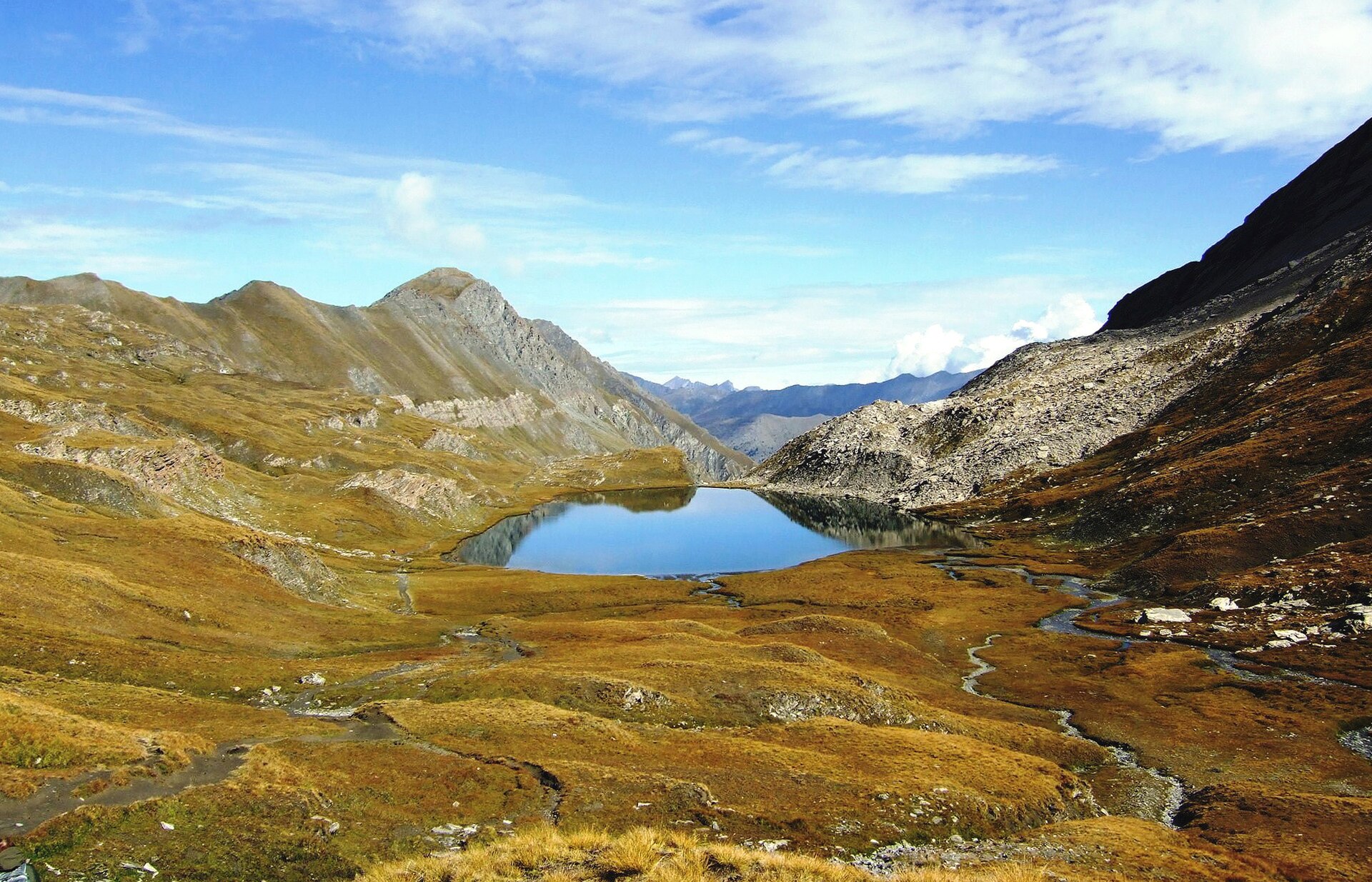 Lac Foréant from Col Vieux