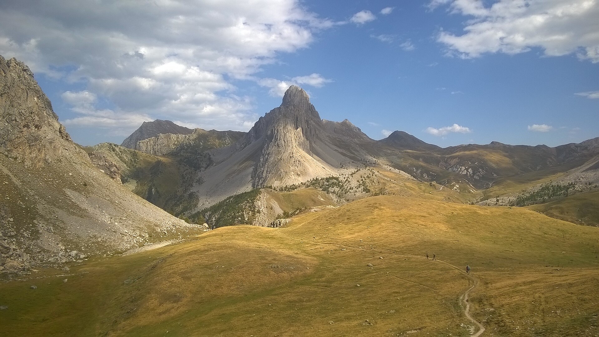 Rocca la Meja from the Gardetta plateau
