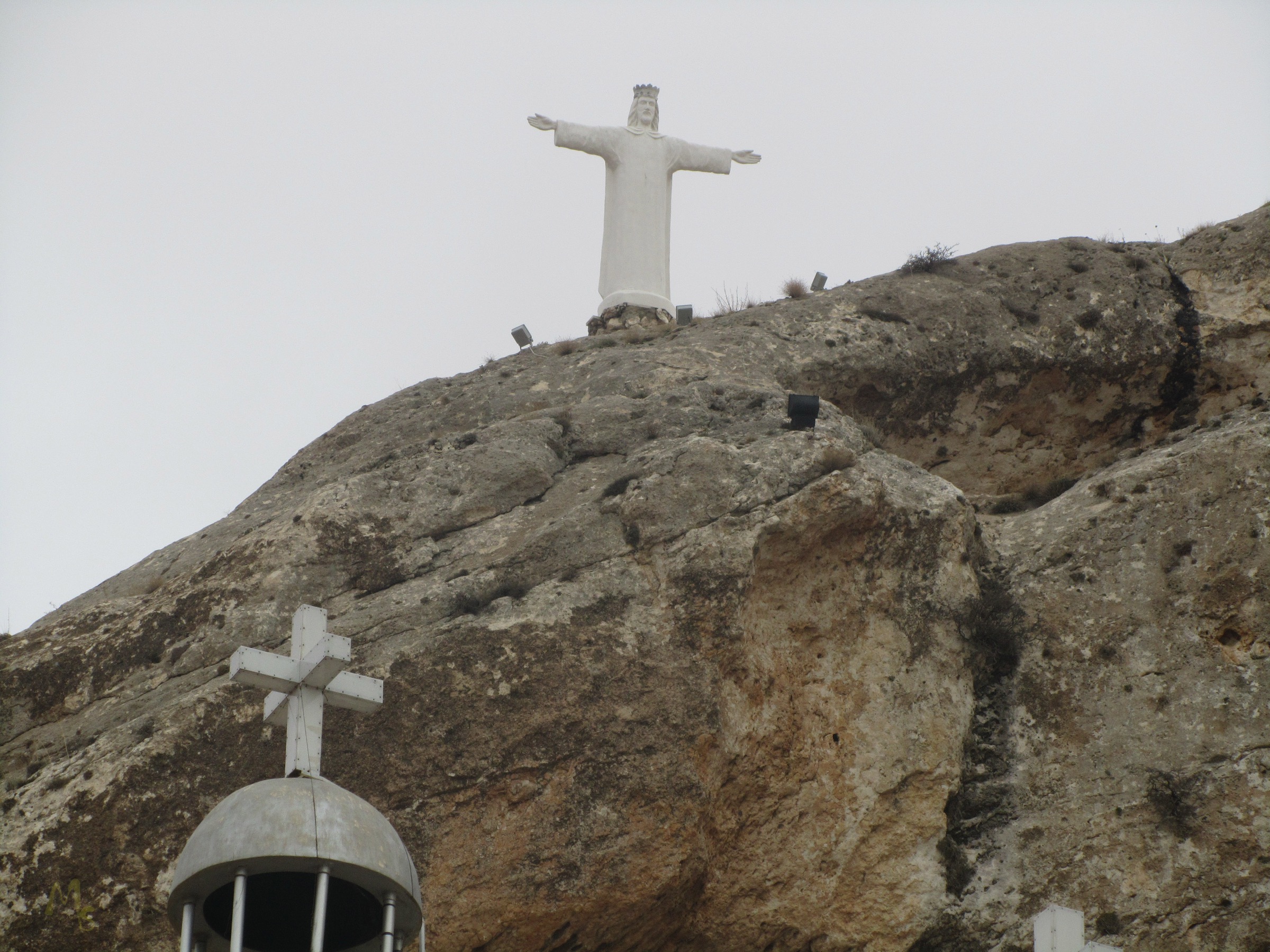Cristo Rei do Lubango — the 30 m white-marble Christ statue on the Serra da Chela above Lubango, Huíla Province