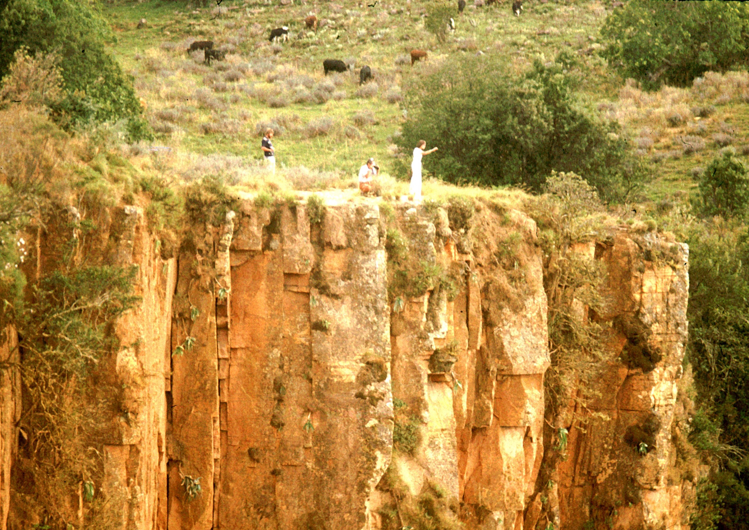 Huíla Plateau canyon and escarpment — regional/representative image; no high-resolution licence-compatible photograph of Serra da Neve was located