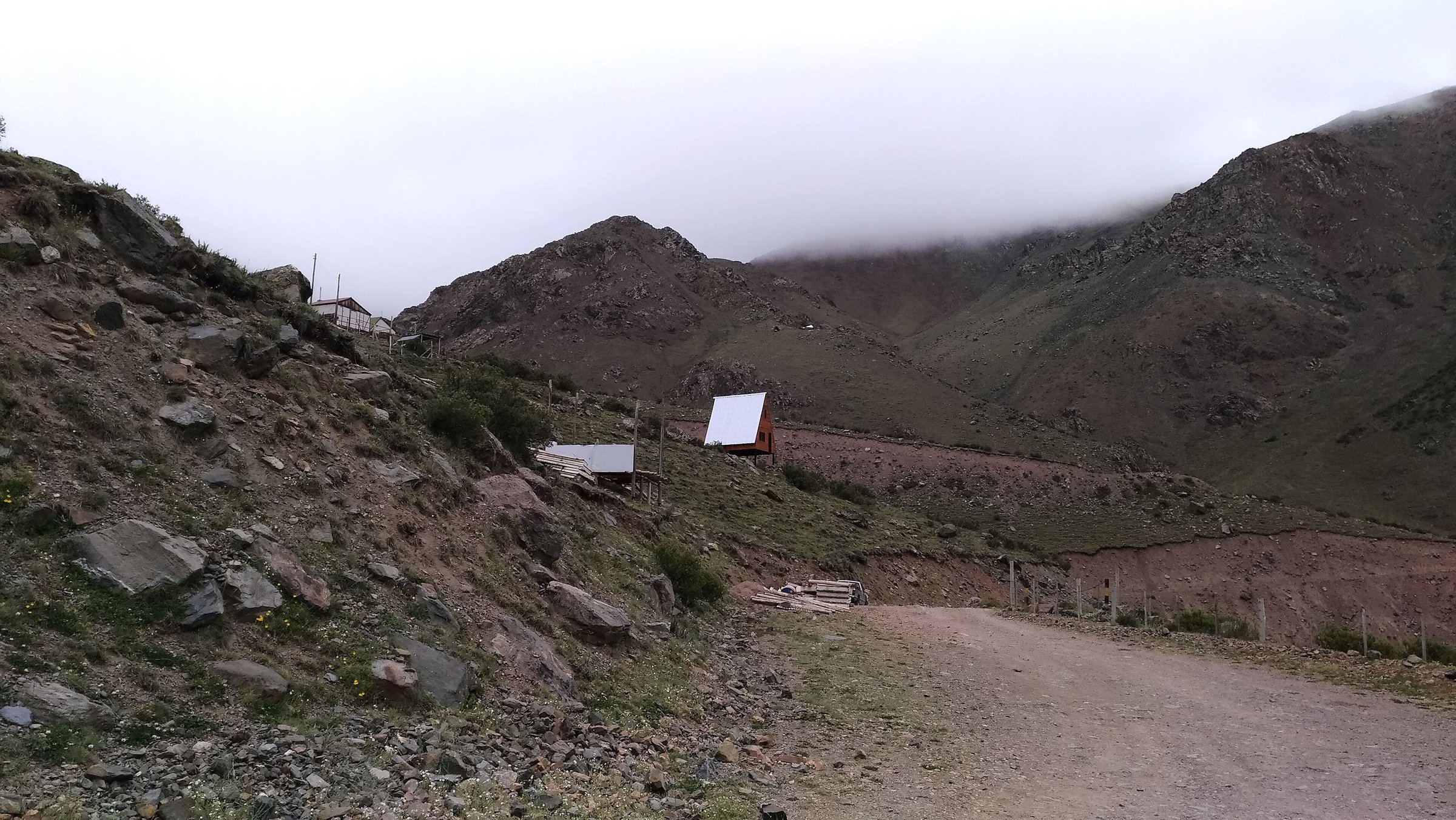 Road in Vallecitos, Cordón del Plata