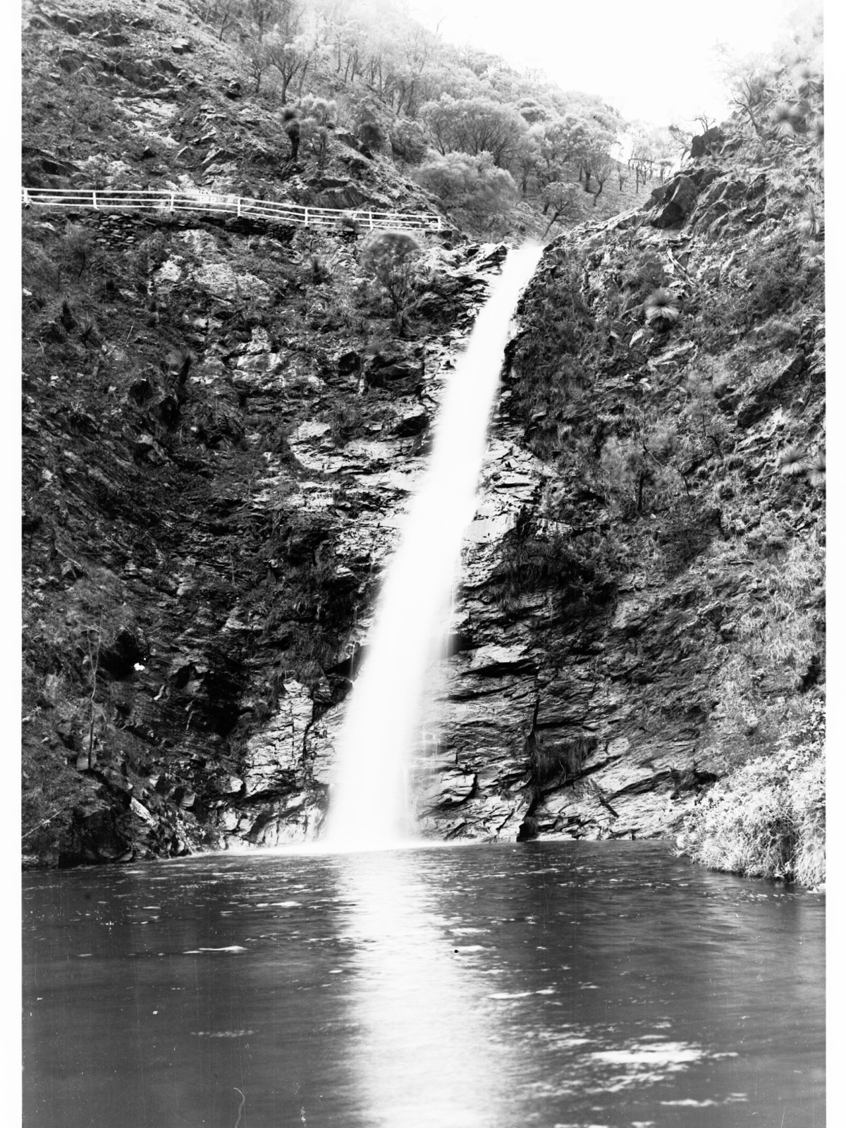 First Falls at Waterfall Gully, the start of the Mount Lofty Summit trail