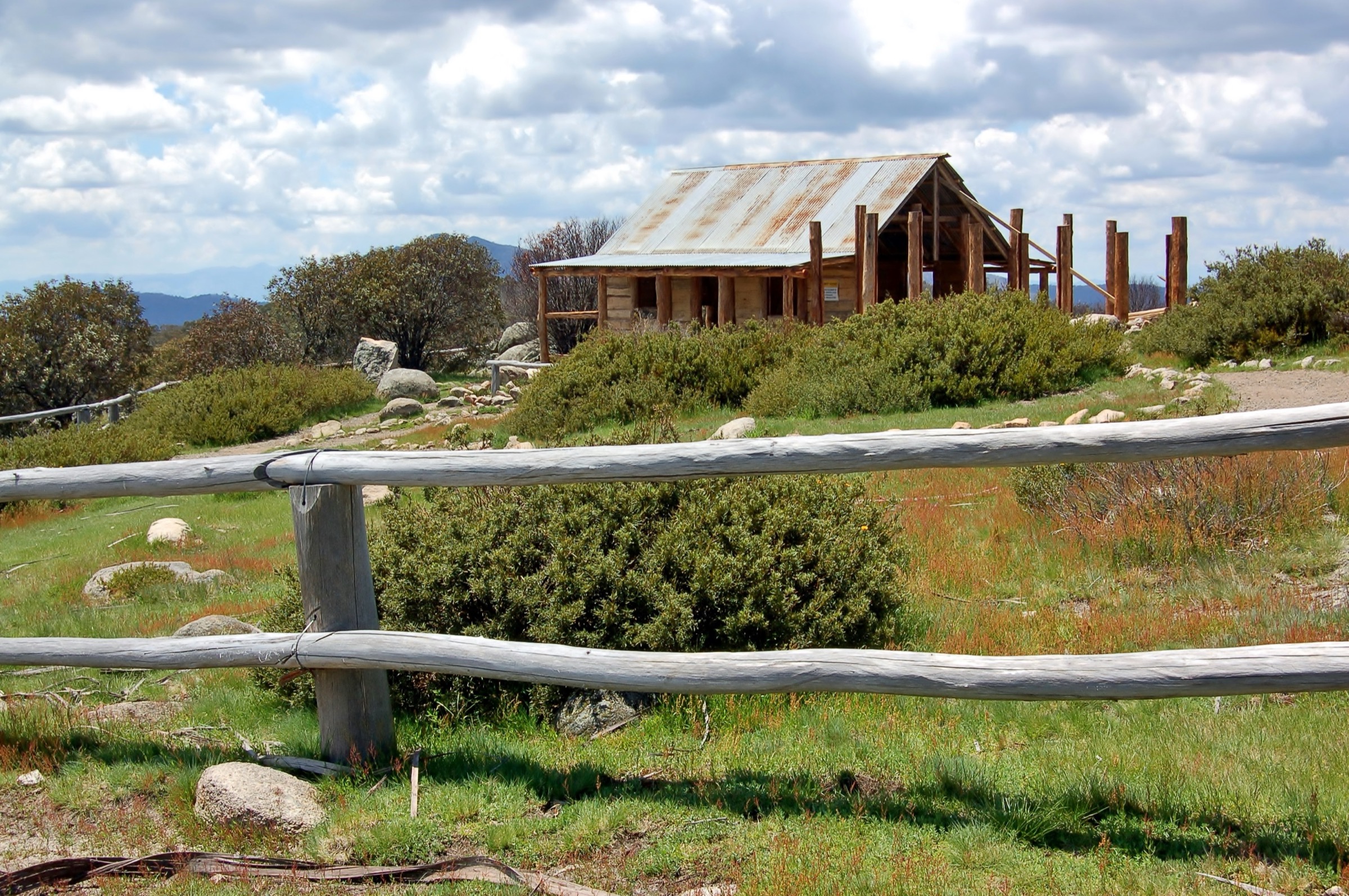 Craig's Hut on Mount Stirling, Victorian Alps, Australia