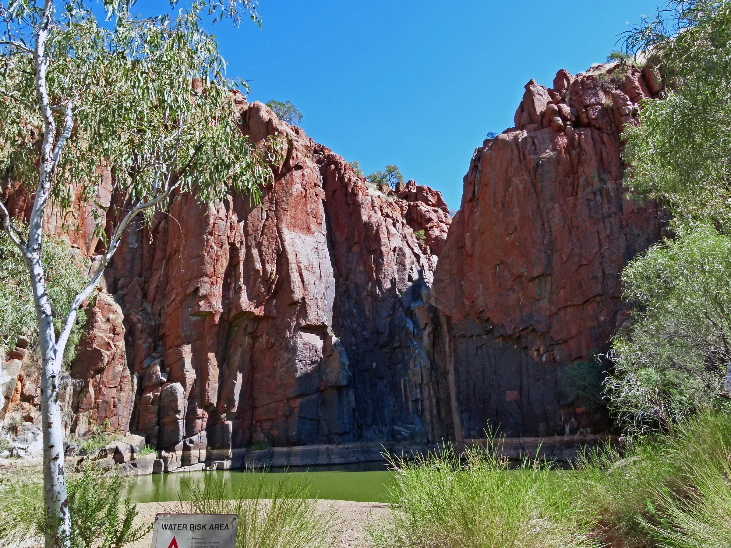 Python Pool at the base of the Chichester Range escarpment