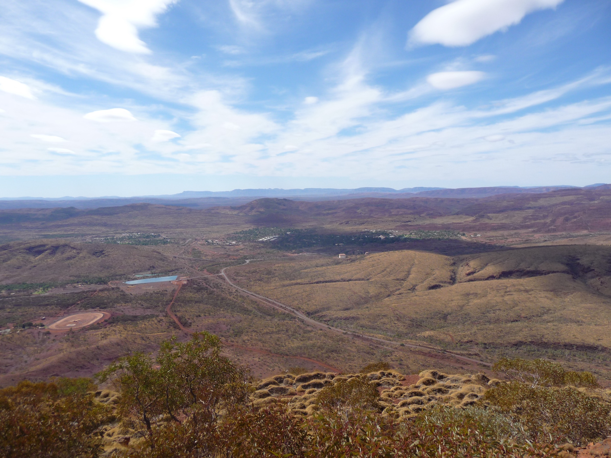 View from the summit of Mount Nameless over Tom Price