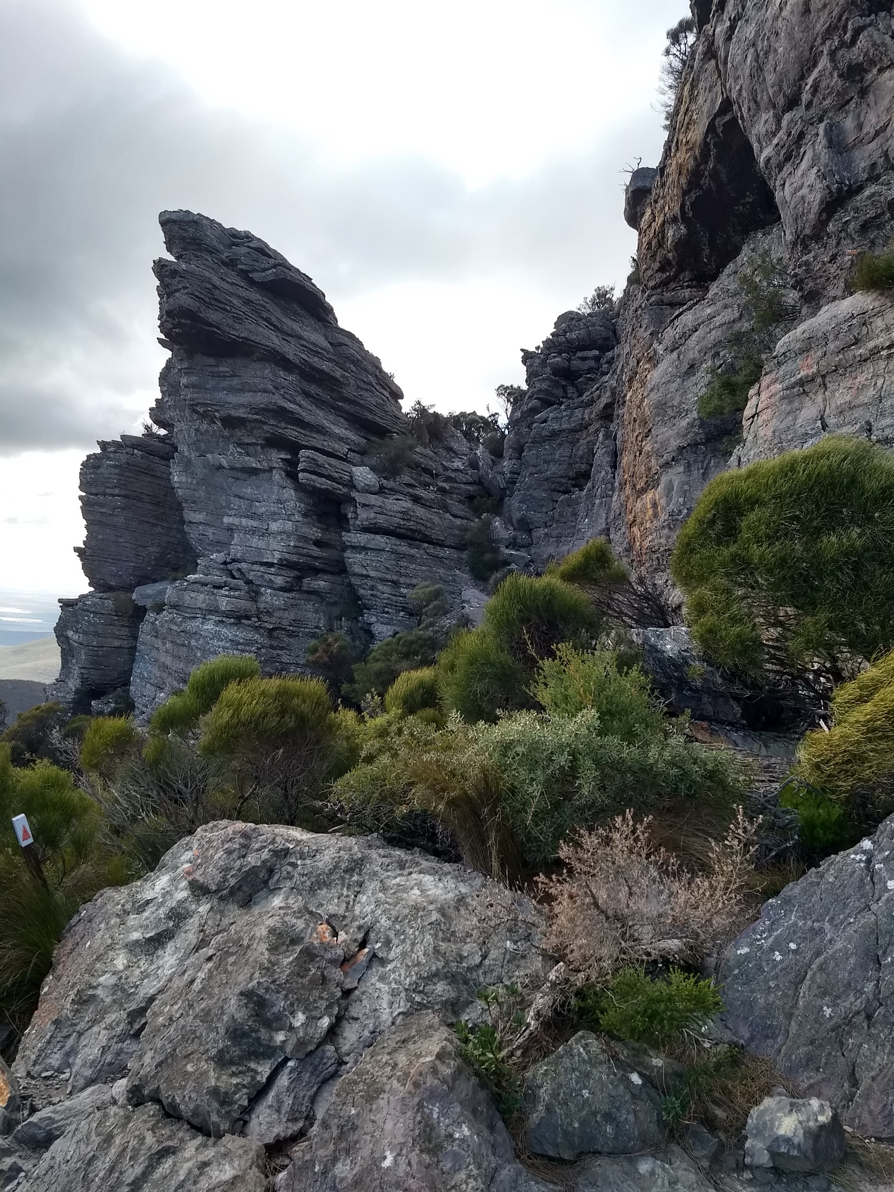 Talyuberlup Peak in the central Stirling Range, viewed from Stirling Range Drive