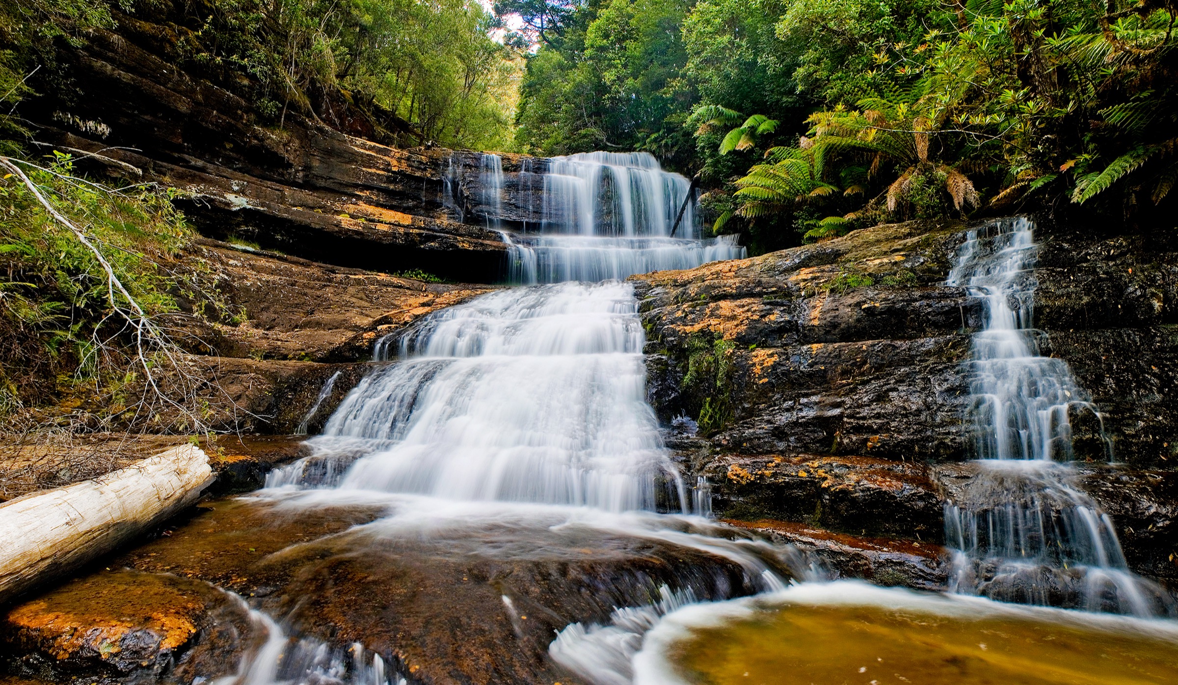 Lady Barron Falls on the Three Falls Circuit, Mount Field National Park