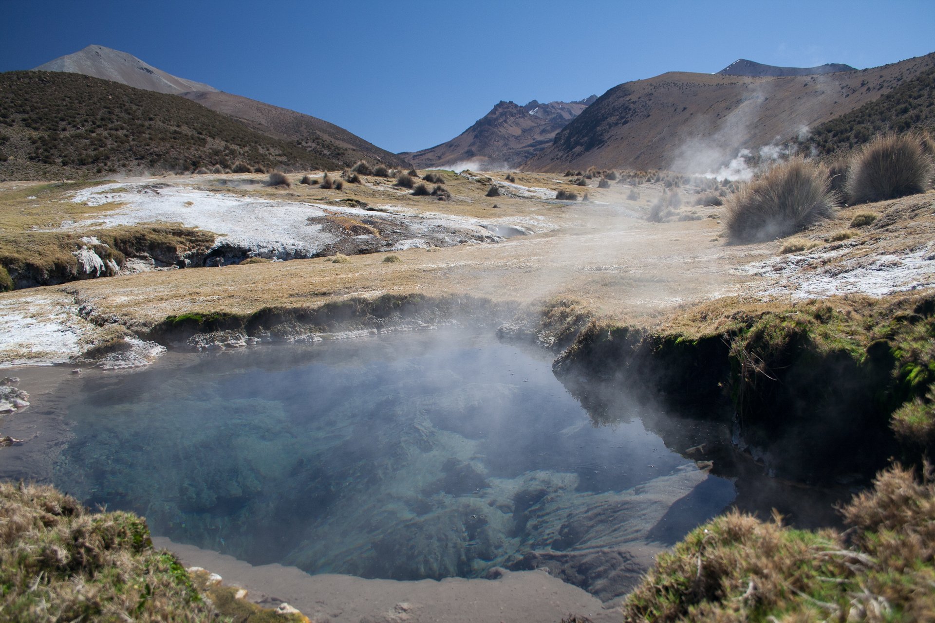 Volcanic hot spring, Sajama area, Bolivia