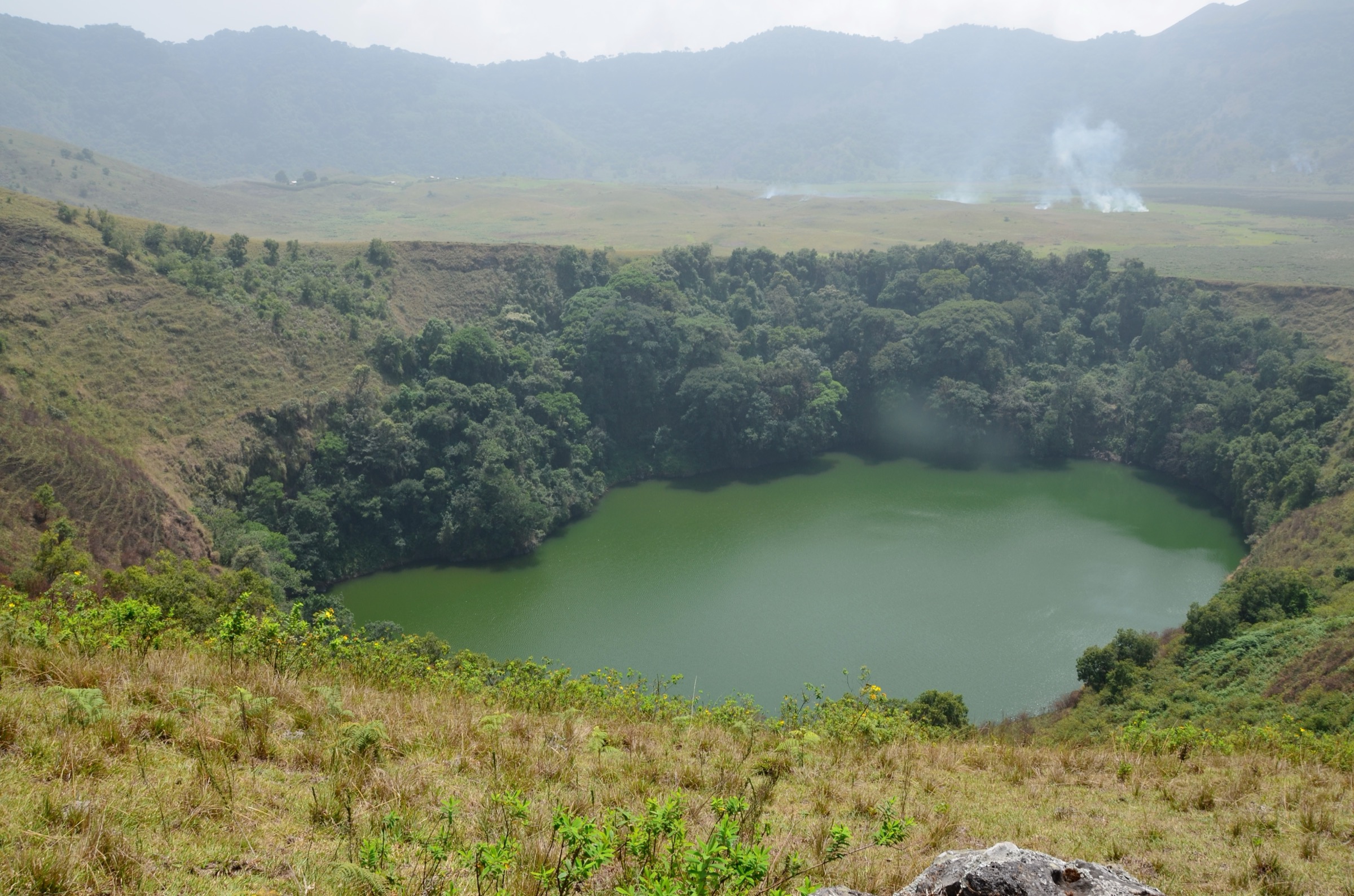 Male crater lake on Mount Manengouba, representative crater-lake landscape, Cameroon