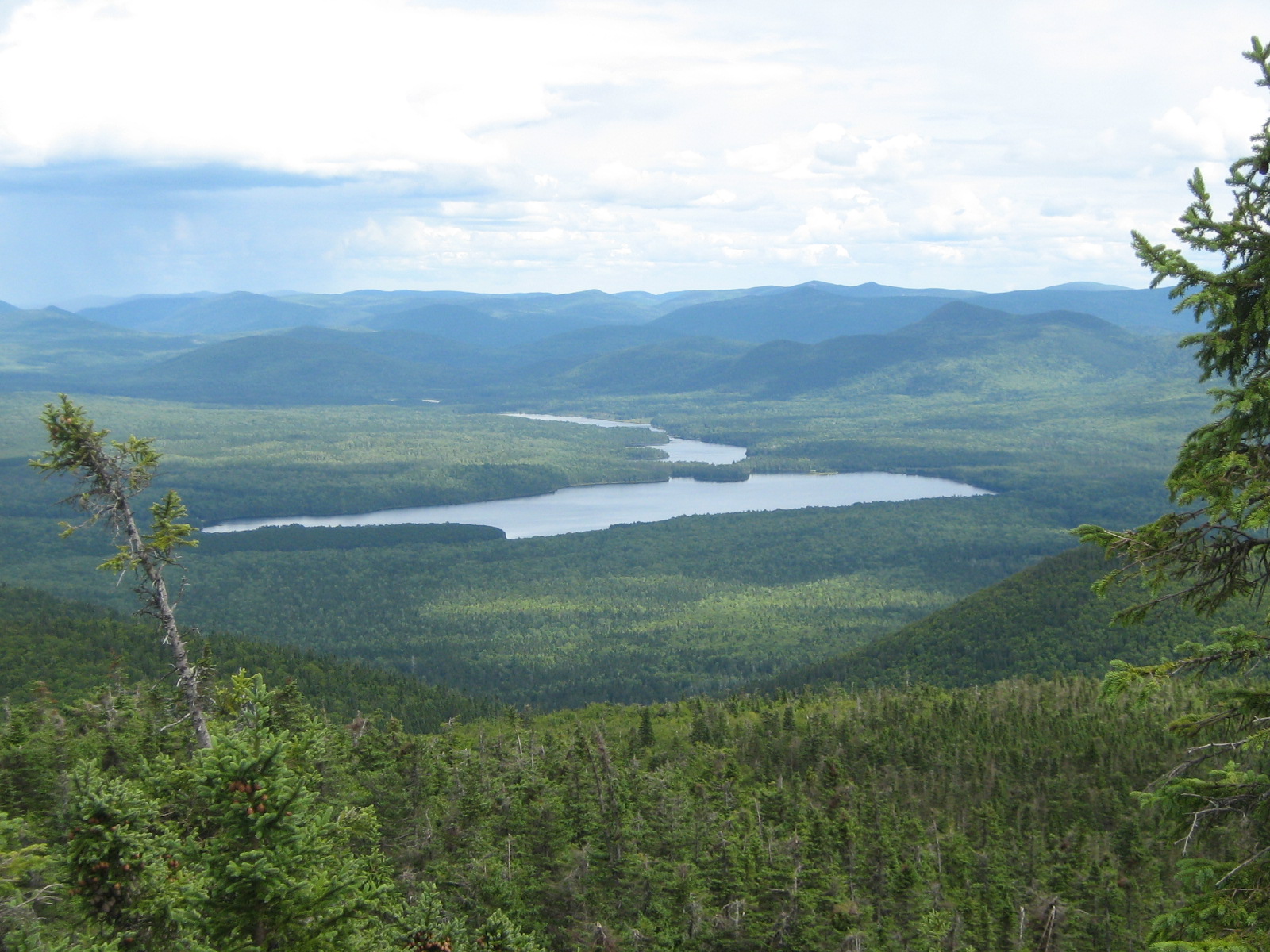 The source of the Nepisiguit River and the Nepisiguit lakes in Mount Carleton Provincial Park