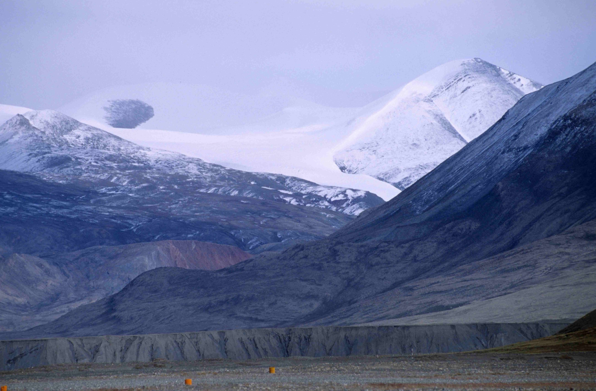 View from Tanquary Fiord toward the Conger Range and Ad Astra Icecap