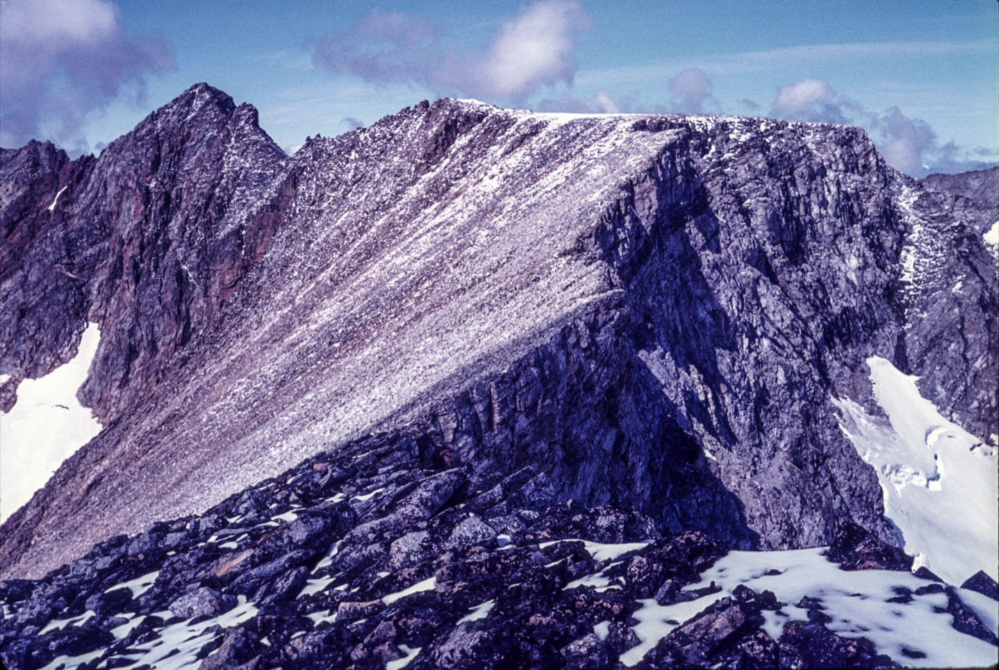 Mount Caubvick / Mont D'Iberville summit view, July 1973