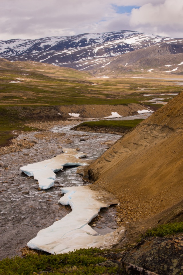 A small tributary feeding the Koroc River in the Torngat headwaters