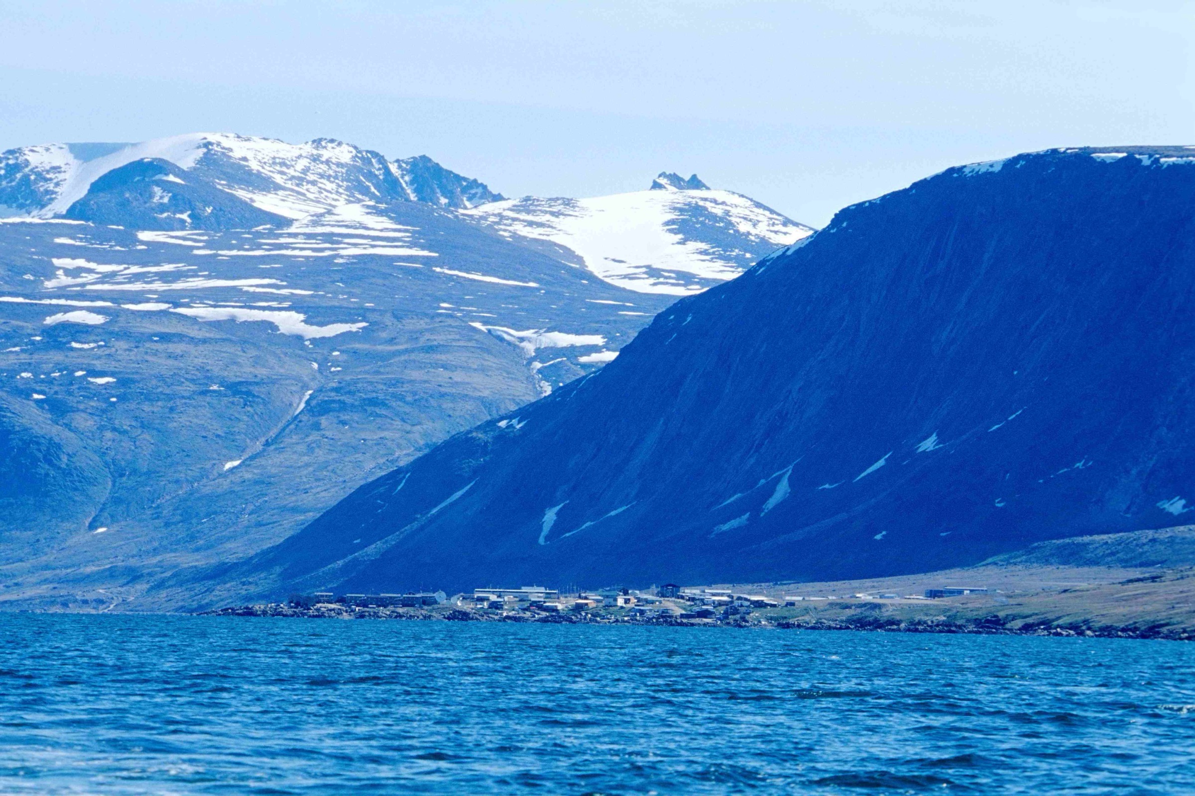 Head of Cumberland Sound at the western edge of Pangnirtung, Cumberland Peninsula