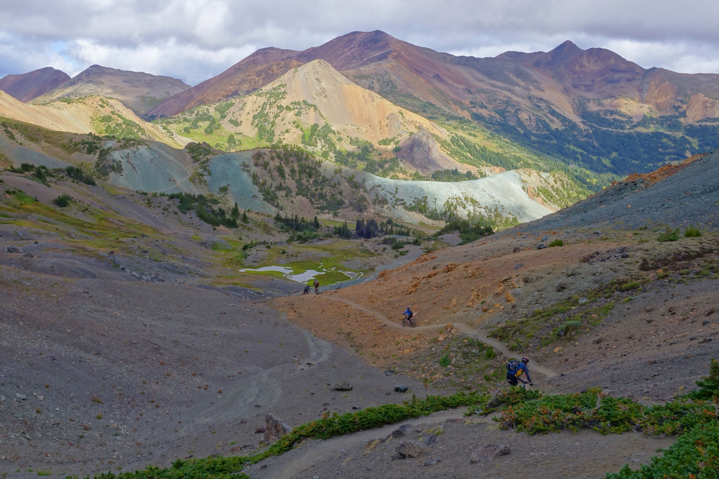 Camel Pass looking toward Taylor Creek, South Chilcotin Mountains