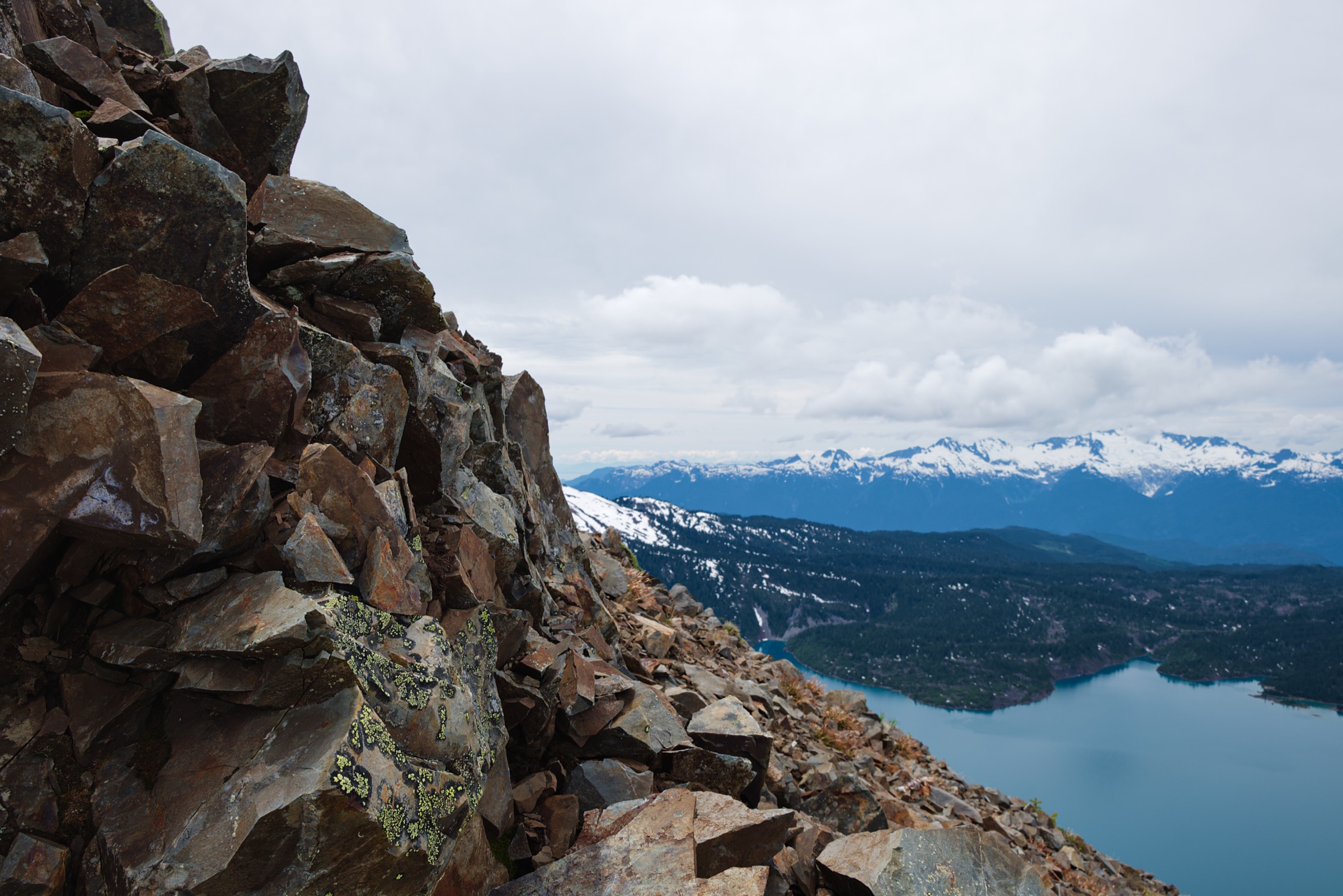 Panorama Ridge seen from above Garibaldi Lake, Garibaldi Provincial Park