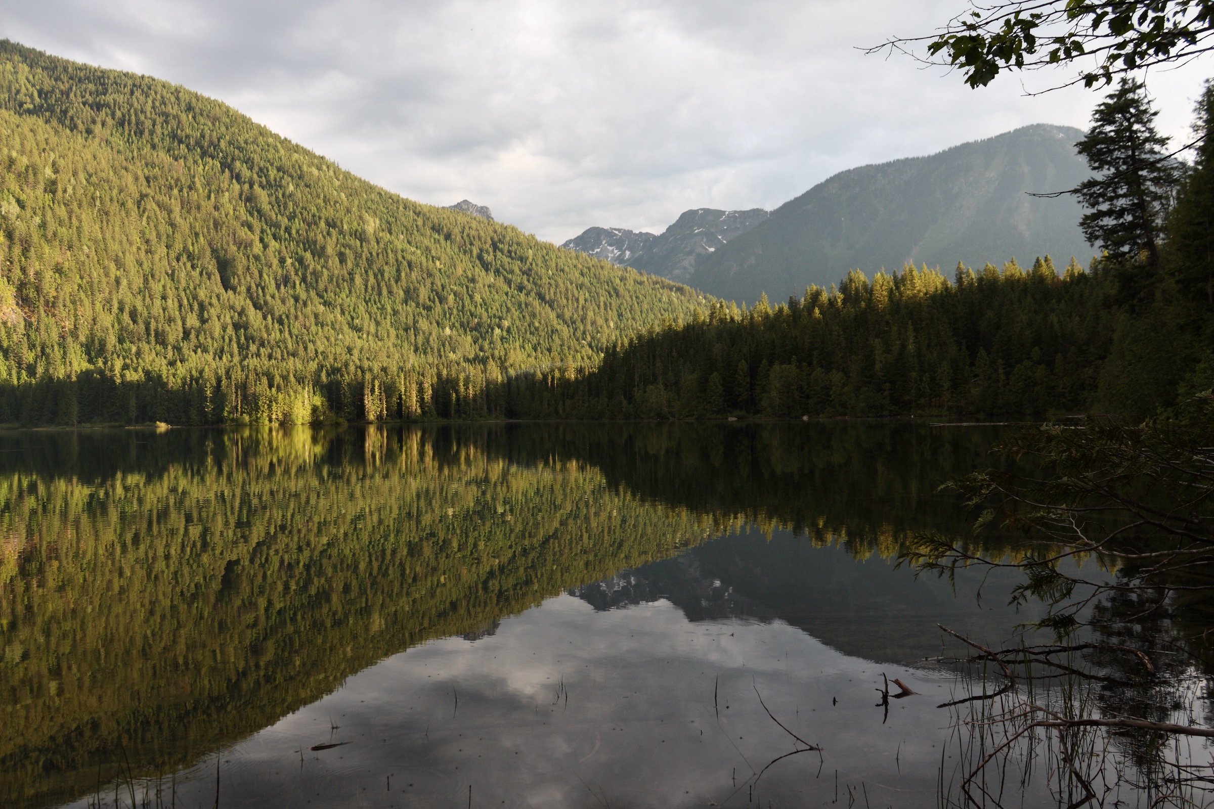 Spectrum Lake looking south toward Mount Fosthall, Monashee Provincial Park