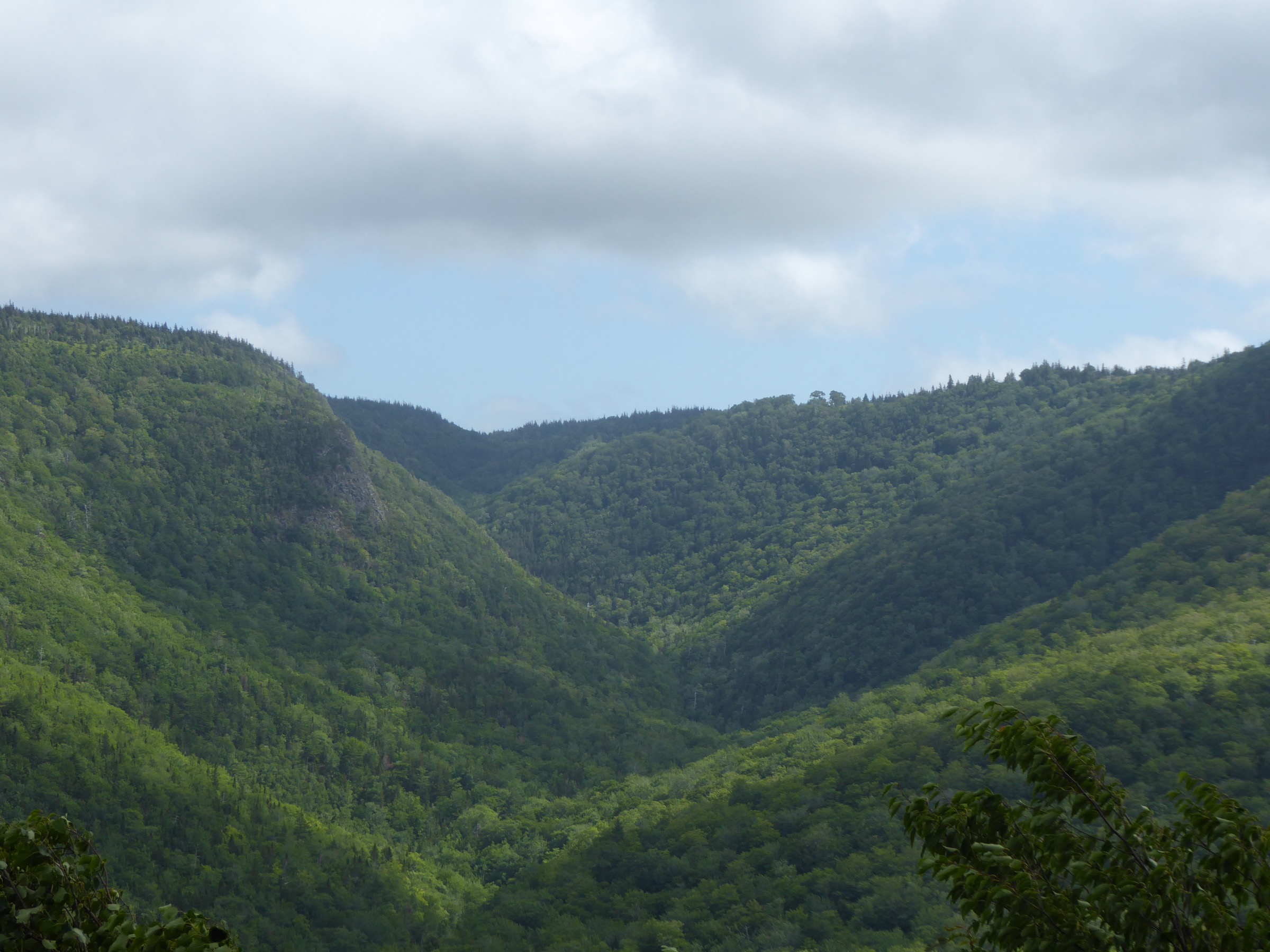 The Aspy Fault escarpment north of Cape Breton Highlands National Park