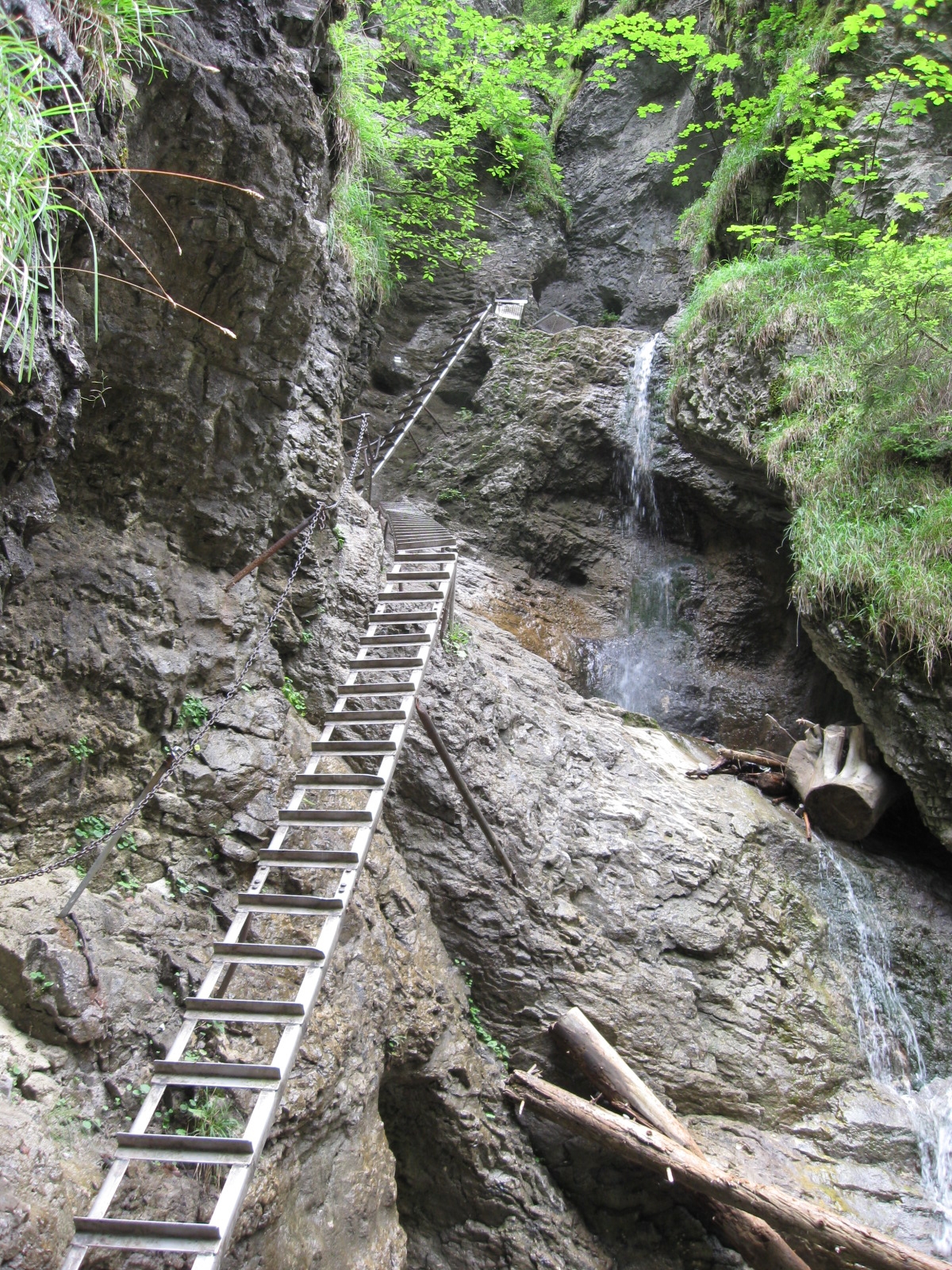 Misové vodopády ladders