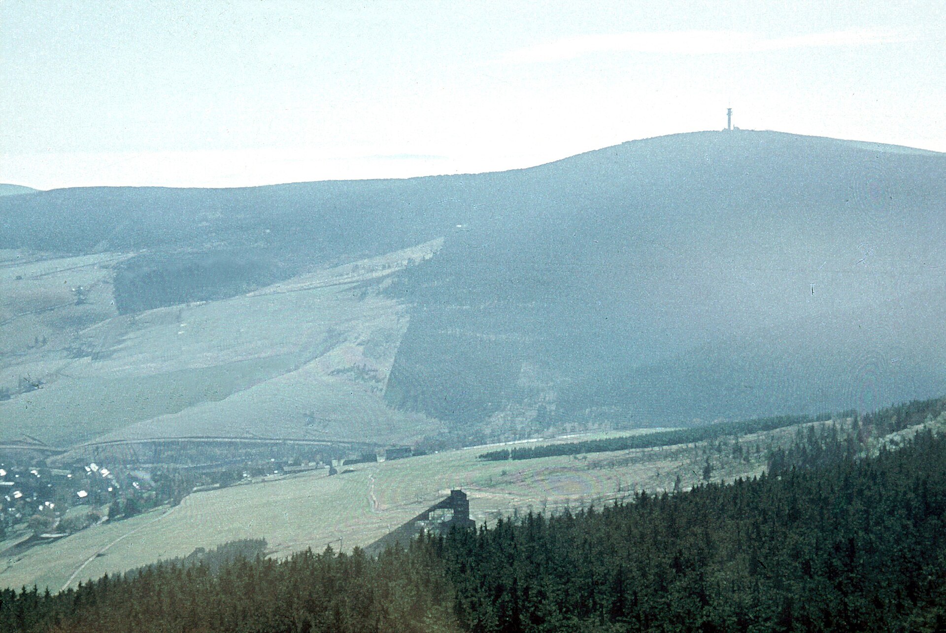 Fichtelberg, Blick zum Klínovec