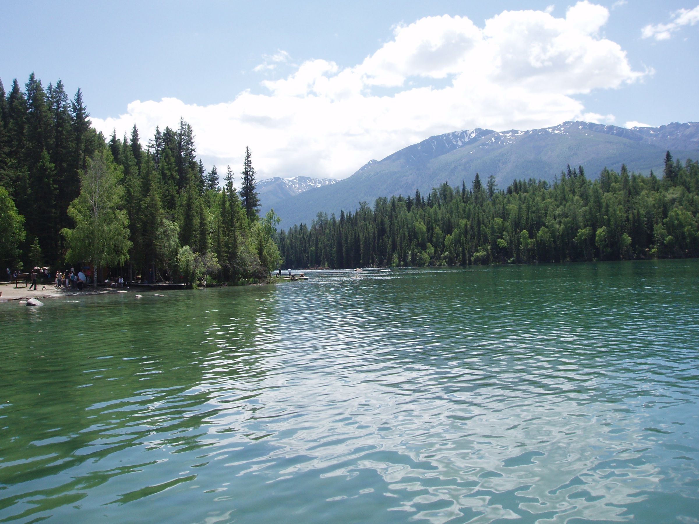 Kanas Lake and the surrounding Altai mountains, Xinjiang
