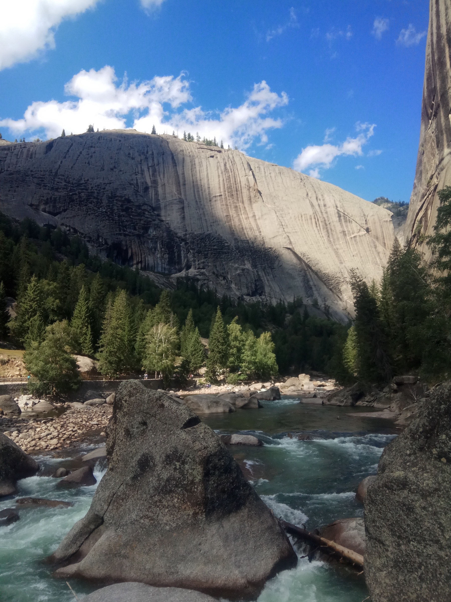 Granite walls of the Irtysh Grand Canyon at Keketuohai, Xinjiang