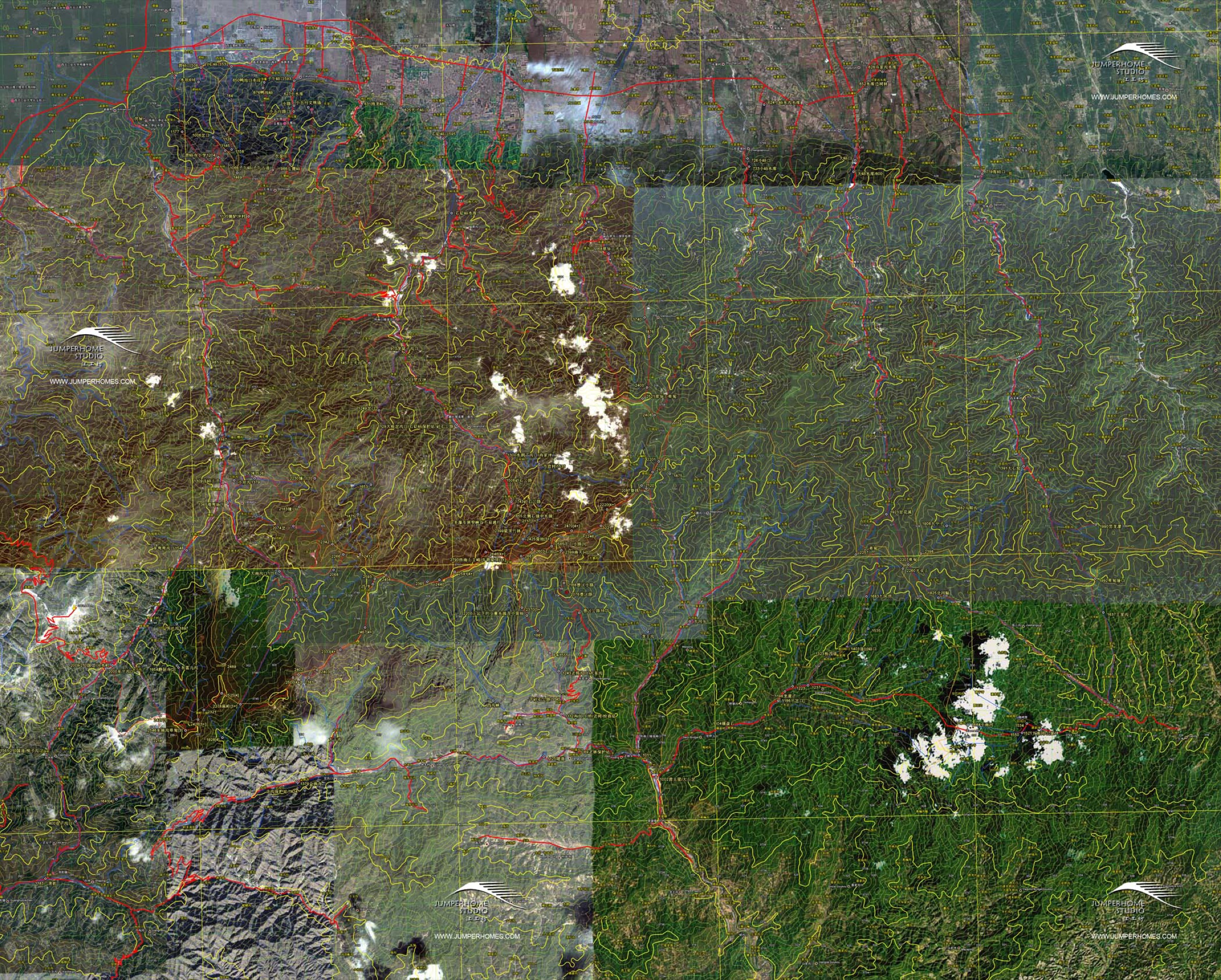 Niubeiliang and Cuihuashan area in the Qinba transition zone of southern Shaanxi