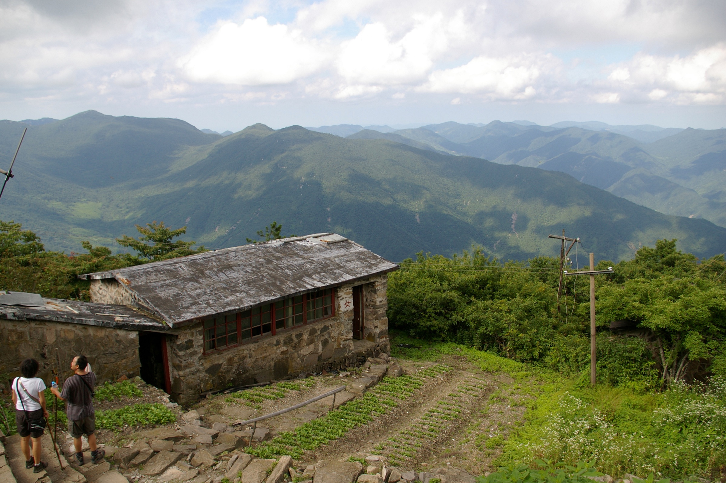 Forested slopes of West Tianmu Shan in Lin'an District, Zhejiang
