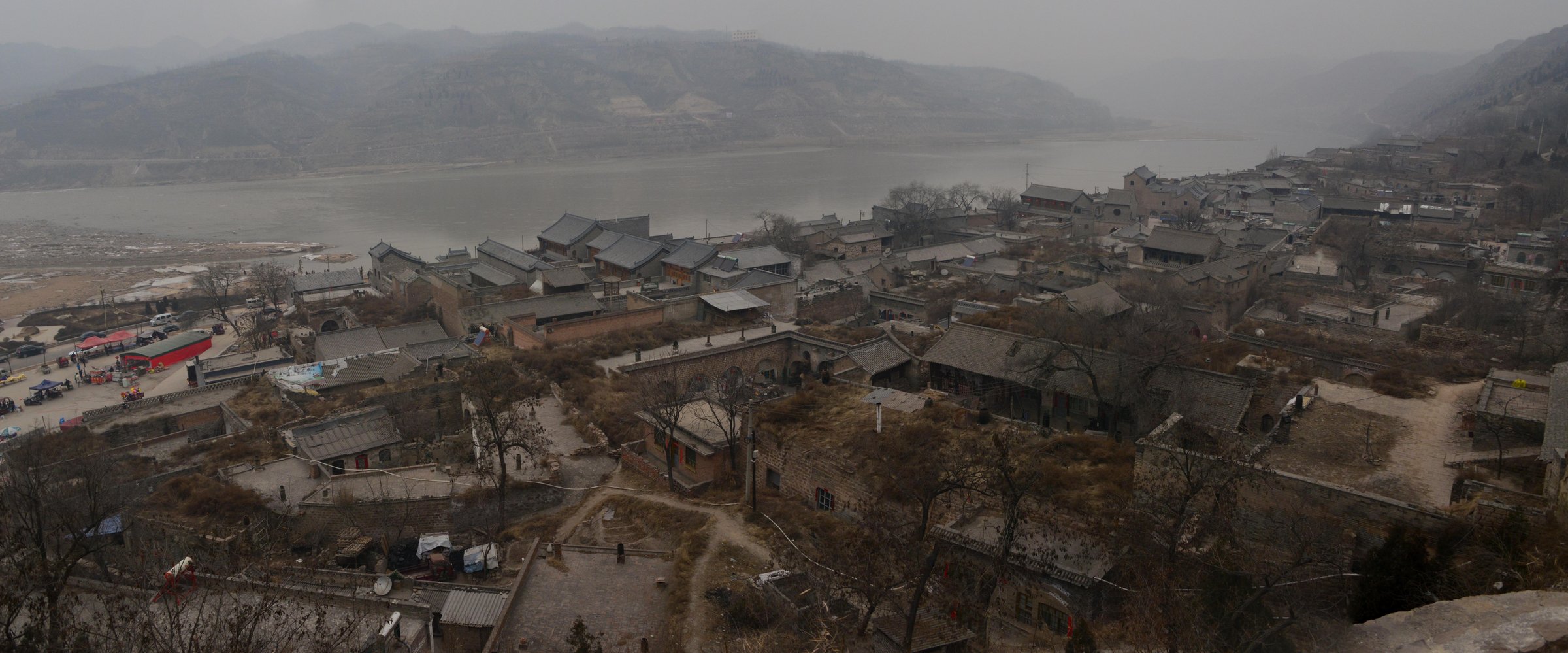 Qikou town near the Yellow River