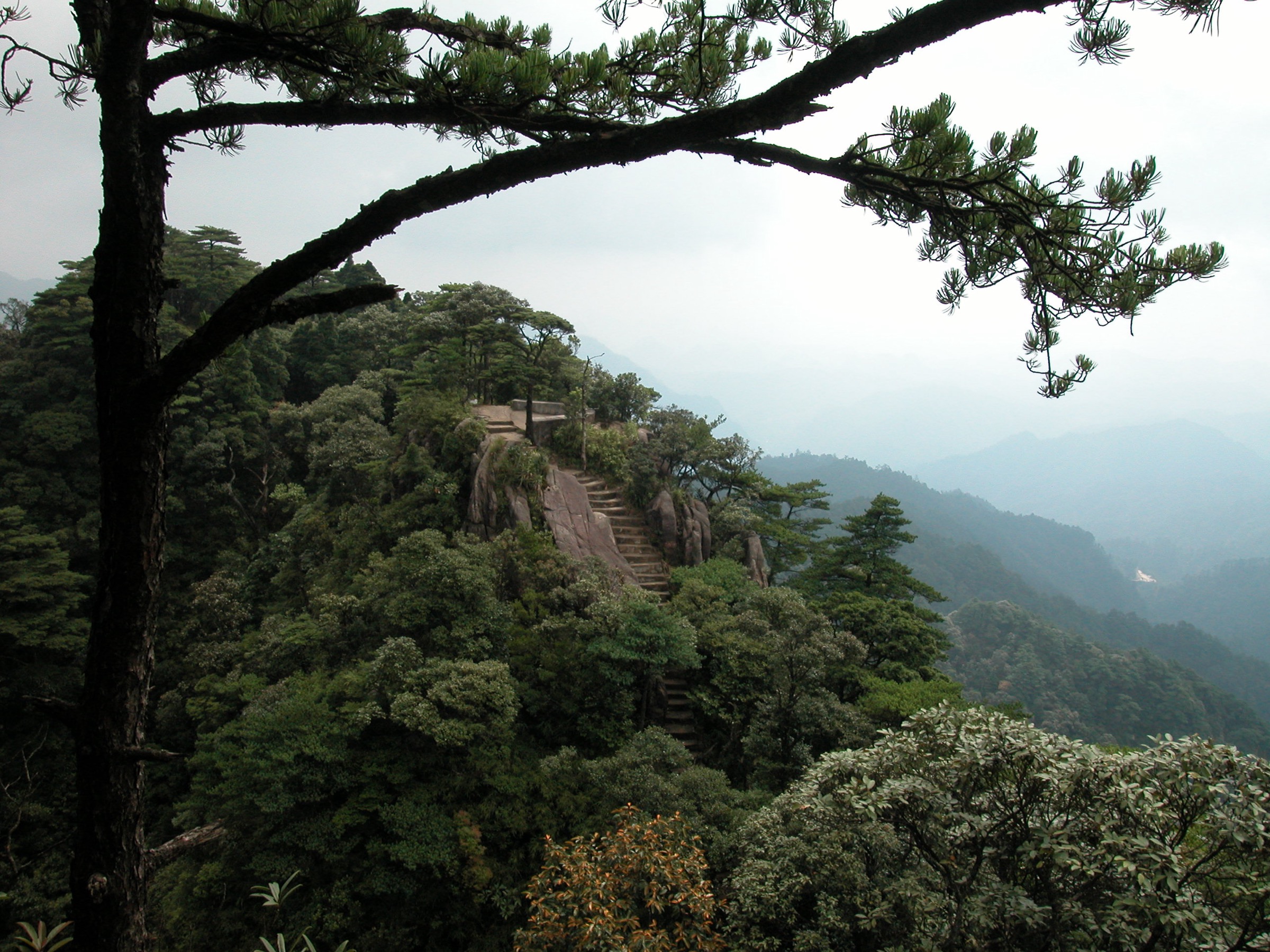 Xiaohuangshan — Little Yellow Mountain — inside the Nanling National Forest Park area, northern Guangdong