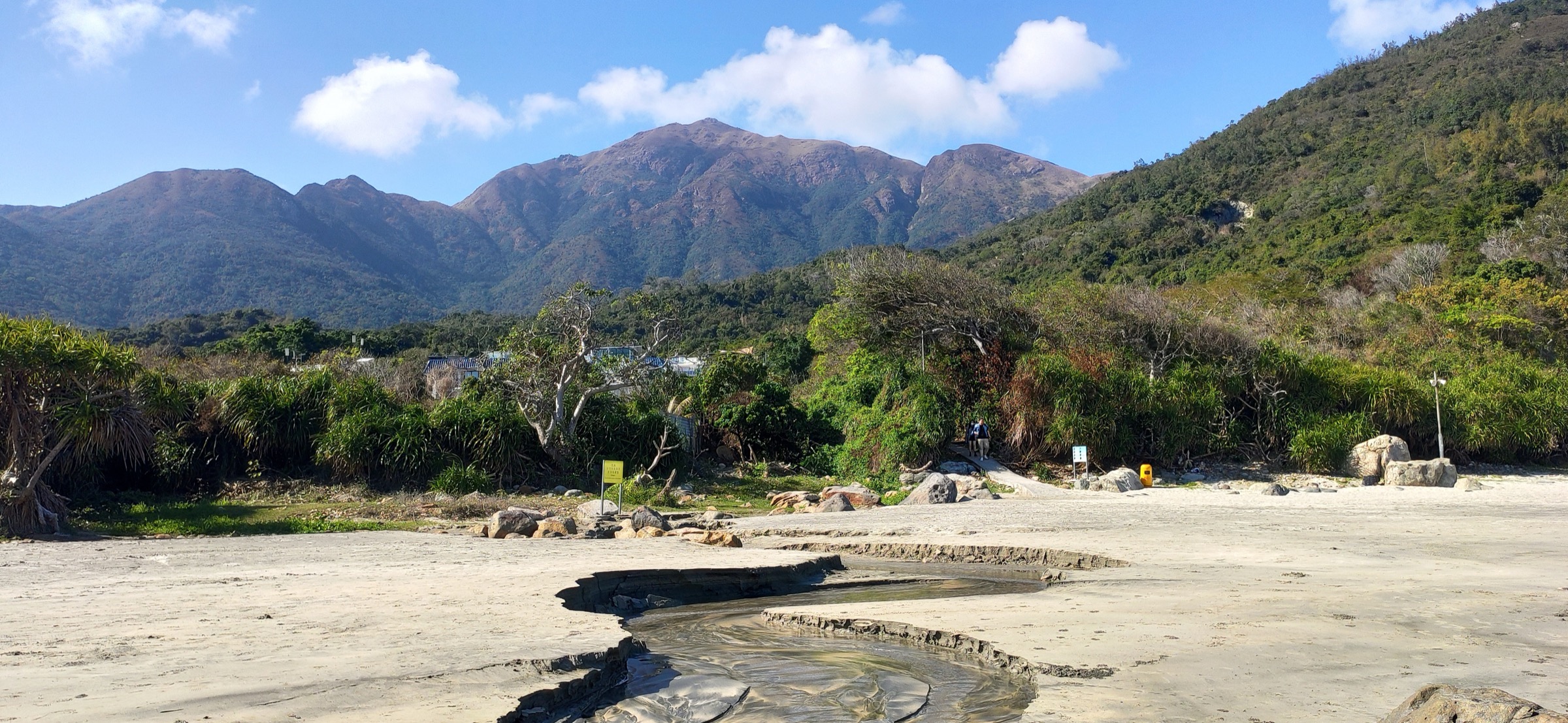 Lantau Peak and the Kau Nga Ling ridge on the central spine of Lantau Island
