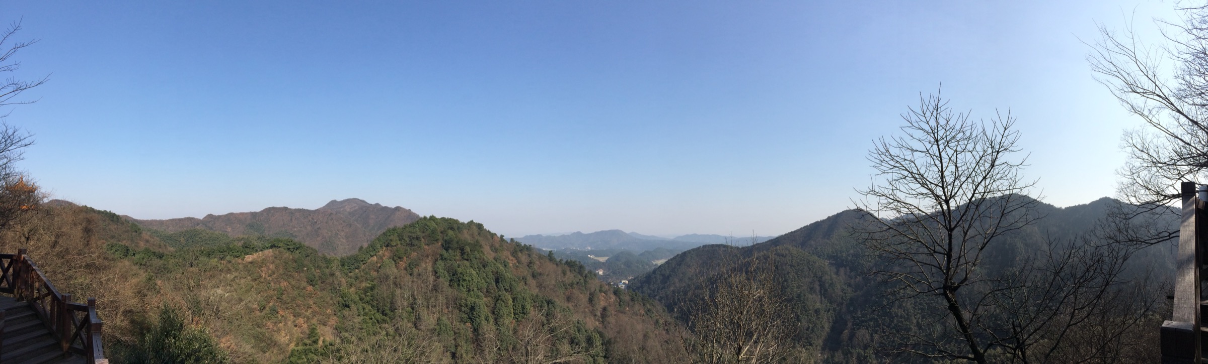 Panorama of the Shaoshan hills, Xiangtan