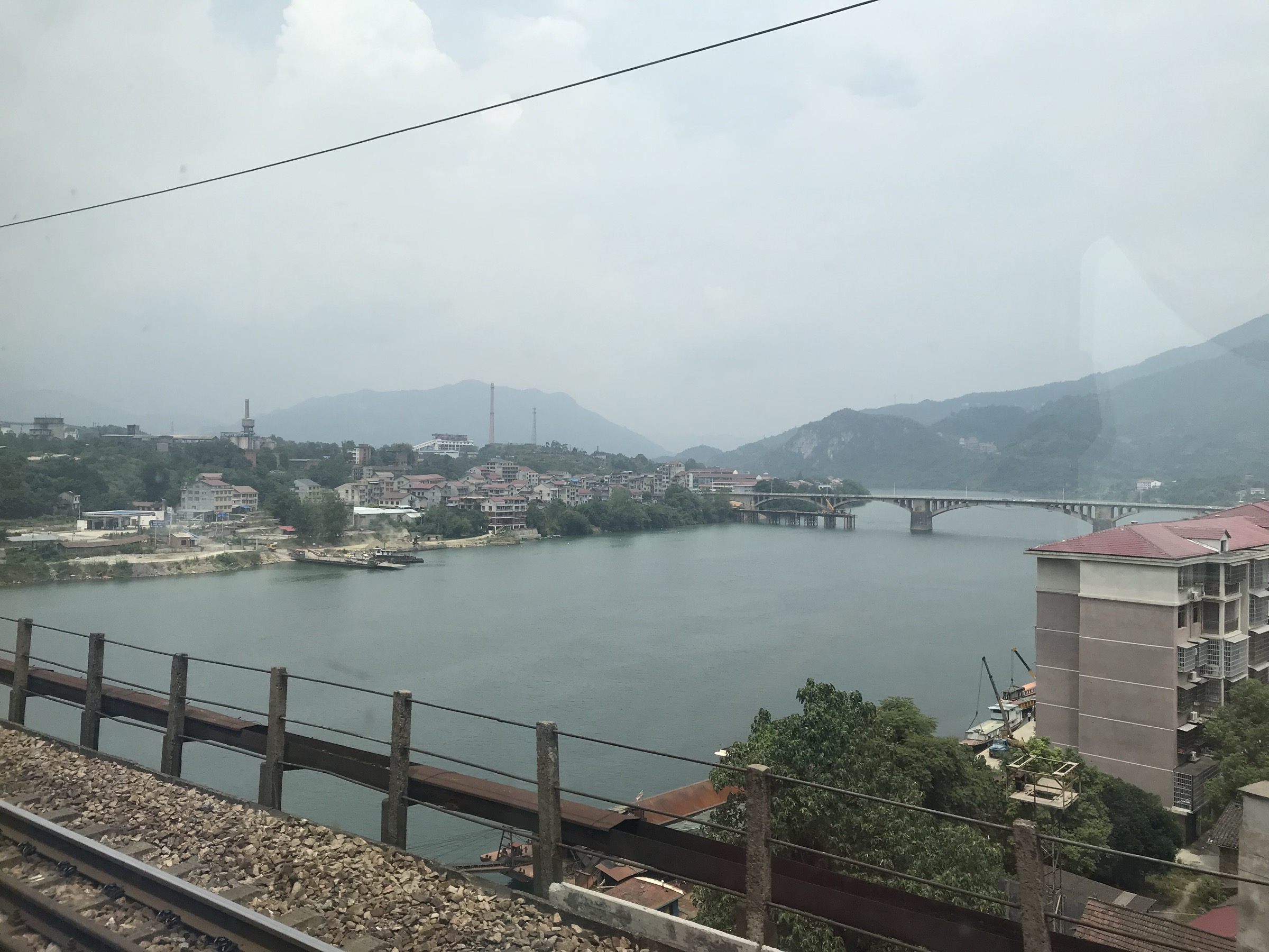 The Yuan River at Jiangkou Town, Xupu — a western drainage of the Xuefeng range