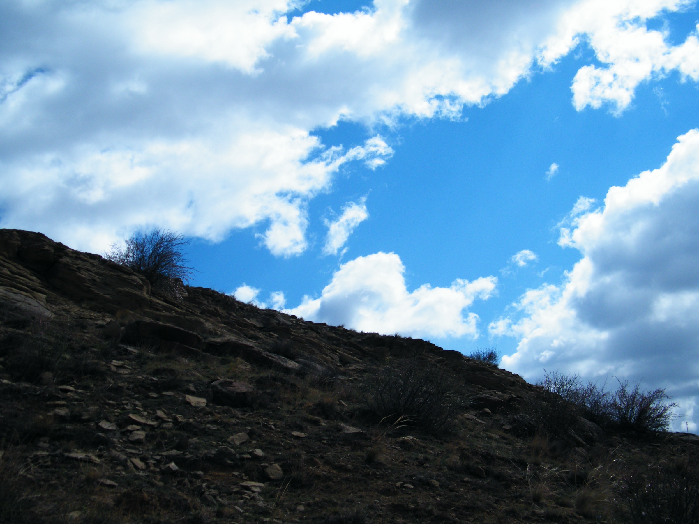 Clouds over the Daqing Mountain in Kundulun District, Baotou, Inner Mongolia