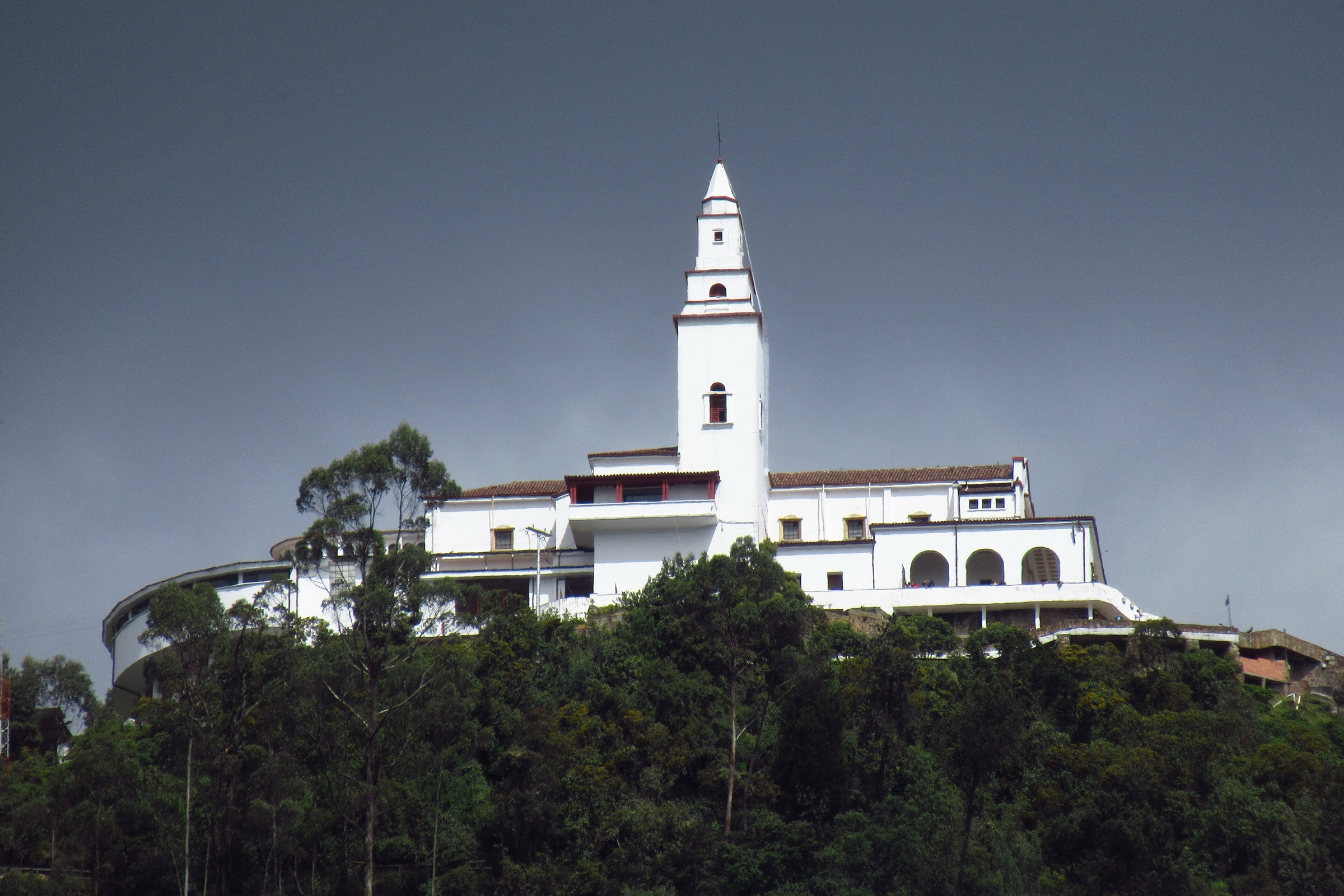 Sanctuary church on the summit of Cerro de Monserrate, Bogota