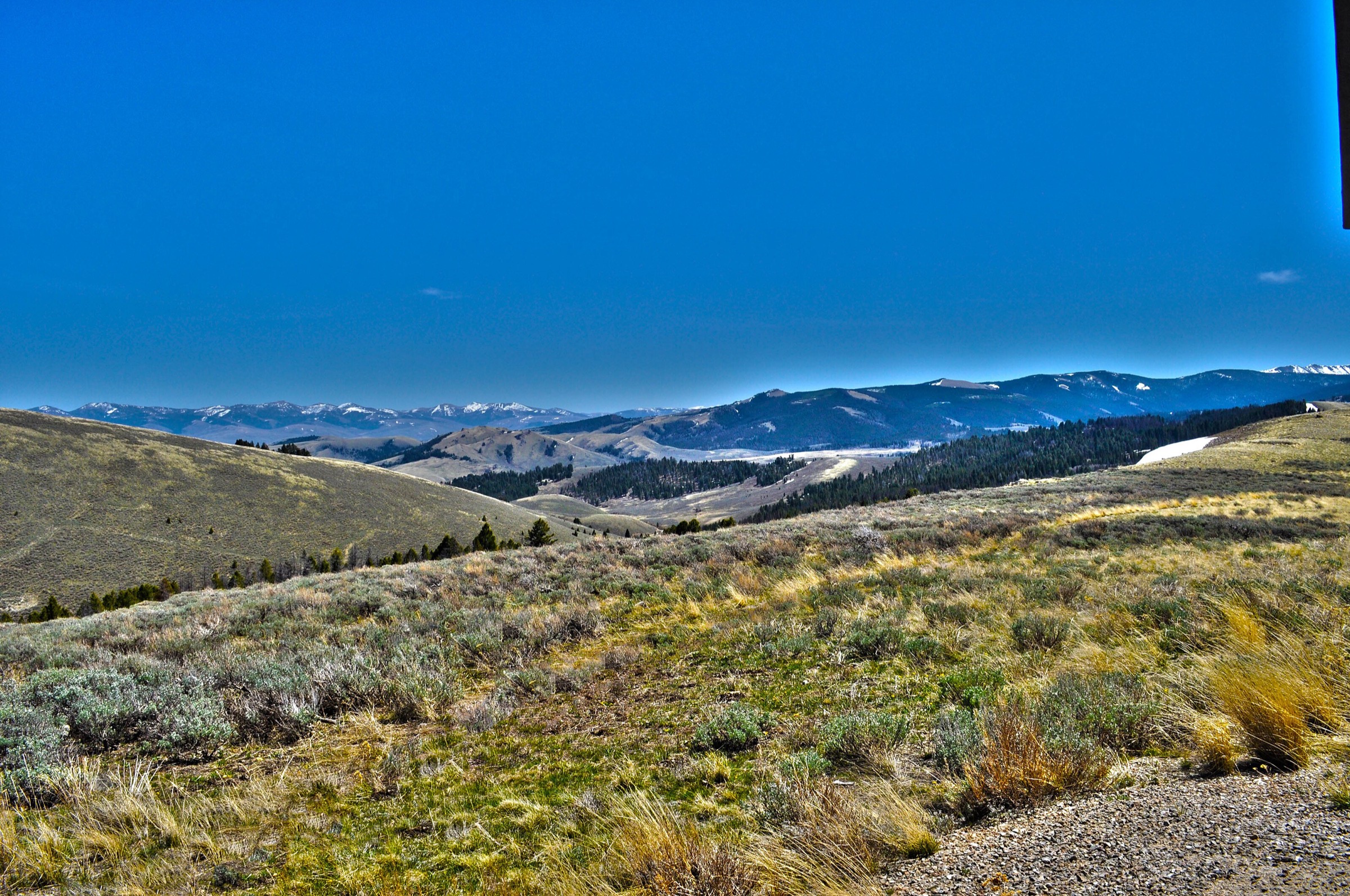 Continental Divide Trail at Lemhi Pass on the Idaho–Montana border