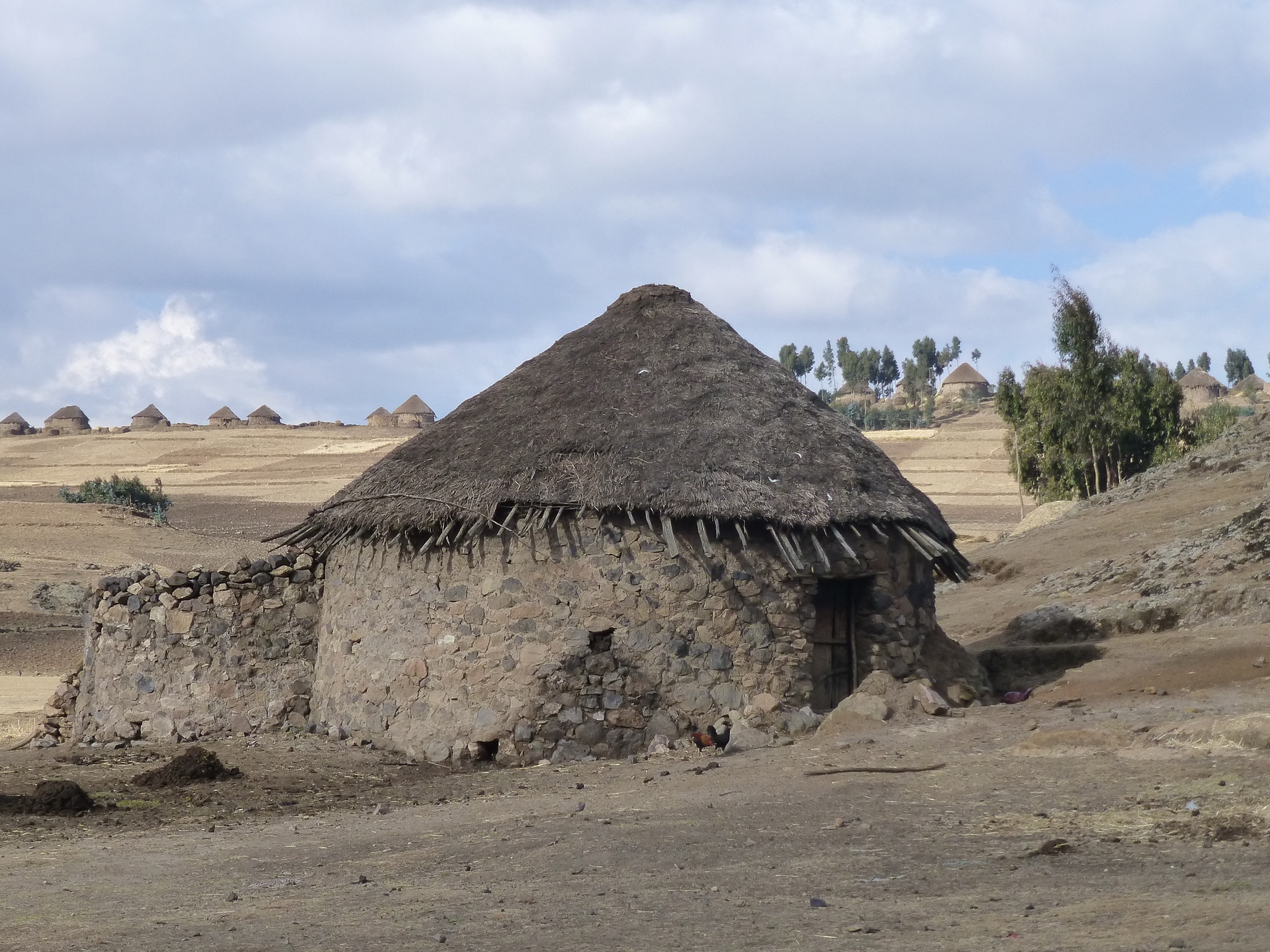 Ethiopian highlands landscape, Amhara Region