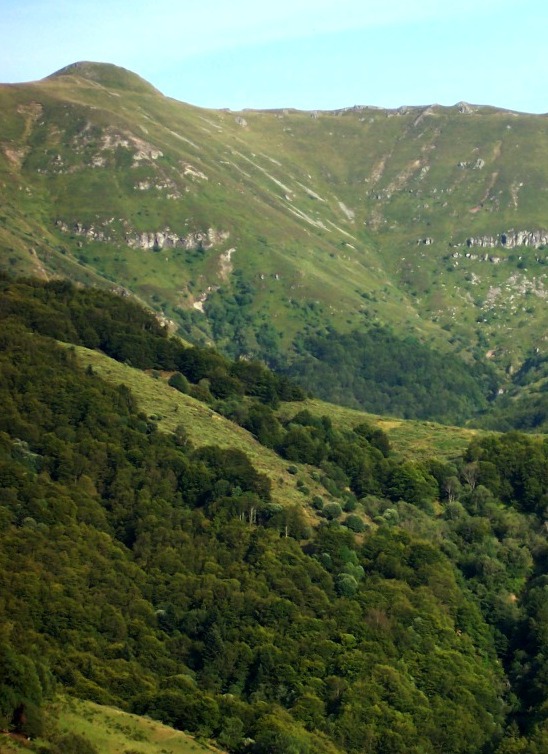 Plomb du Cantal summit and massif