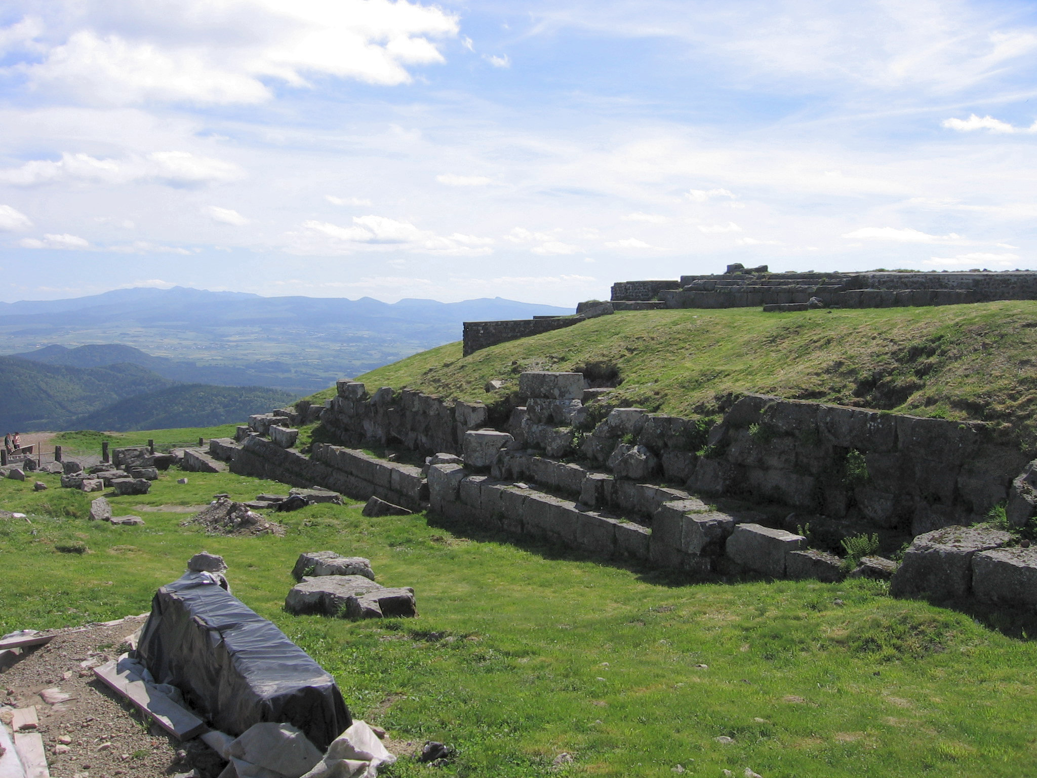 Temple of Mercury on the summit of Puy de Dôme
