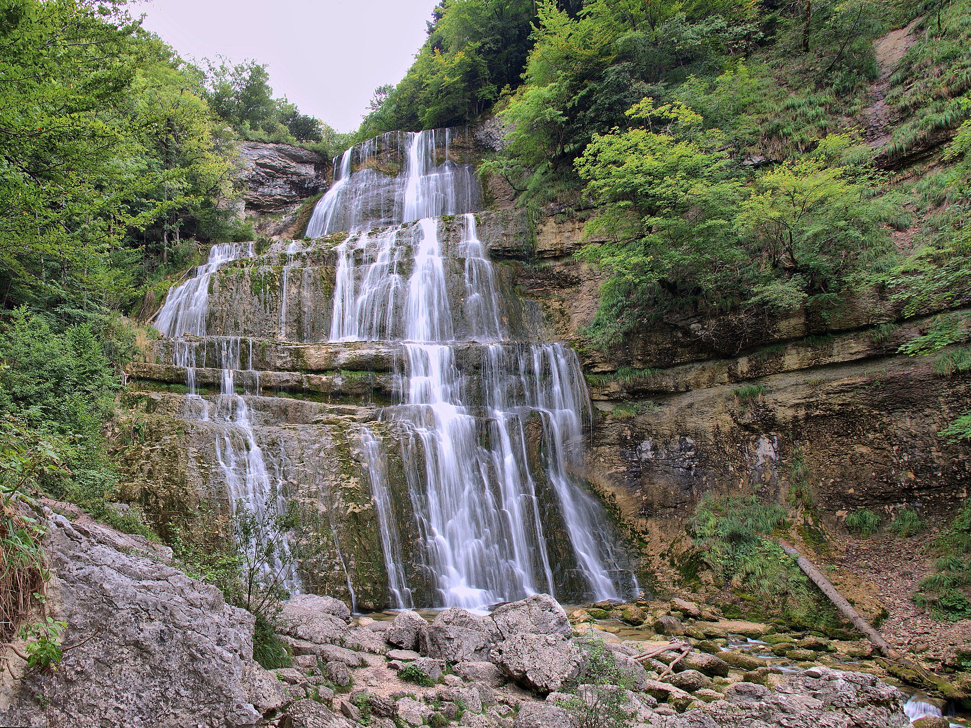 Cascades du Hérisson — l'Éventail