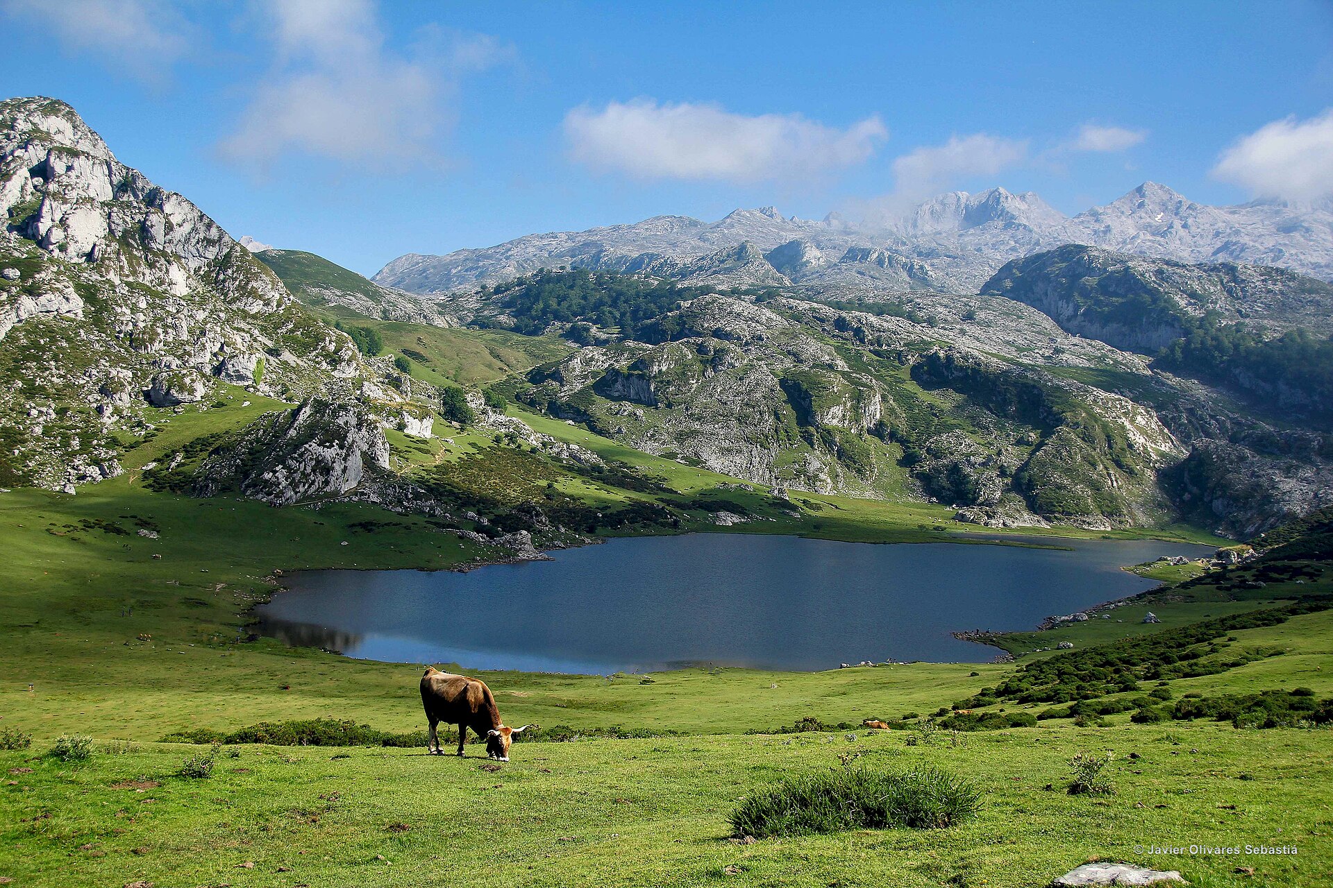 Lagos de Covadonga in the western Picos de Europa
