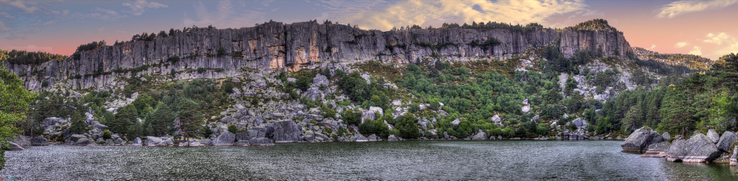 Laguna Negra panoramic view