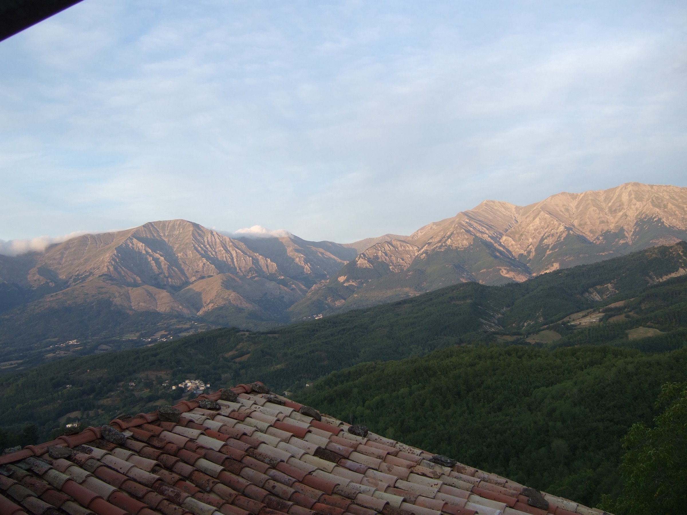 Monti della Laga panorama including Monte Gorzano