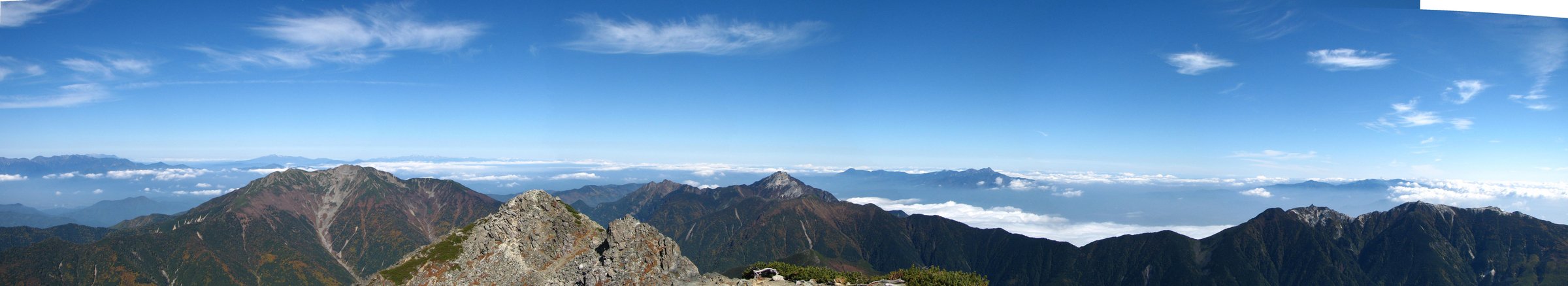 Panorama from Mount Kita-dake
