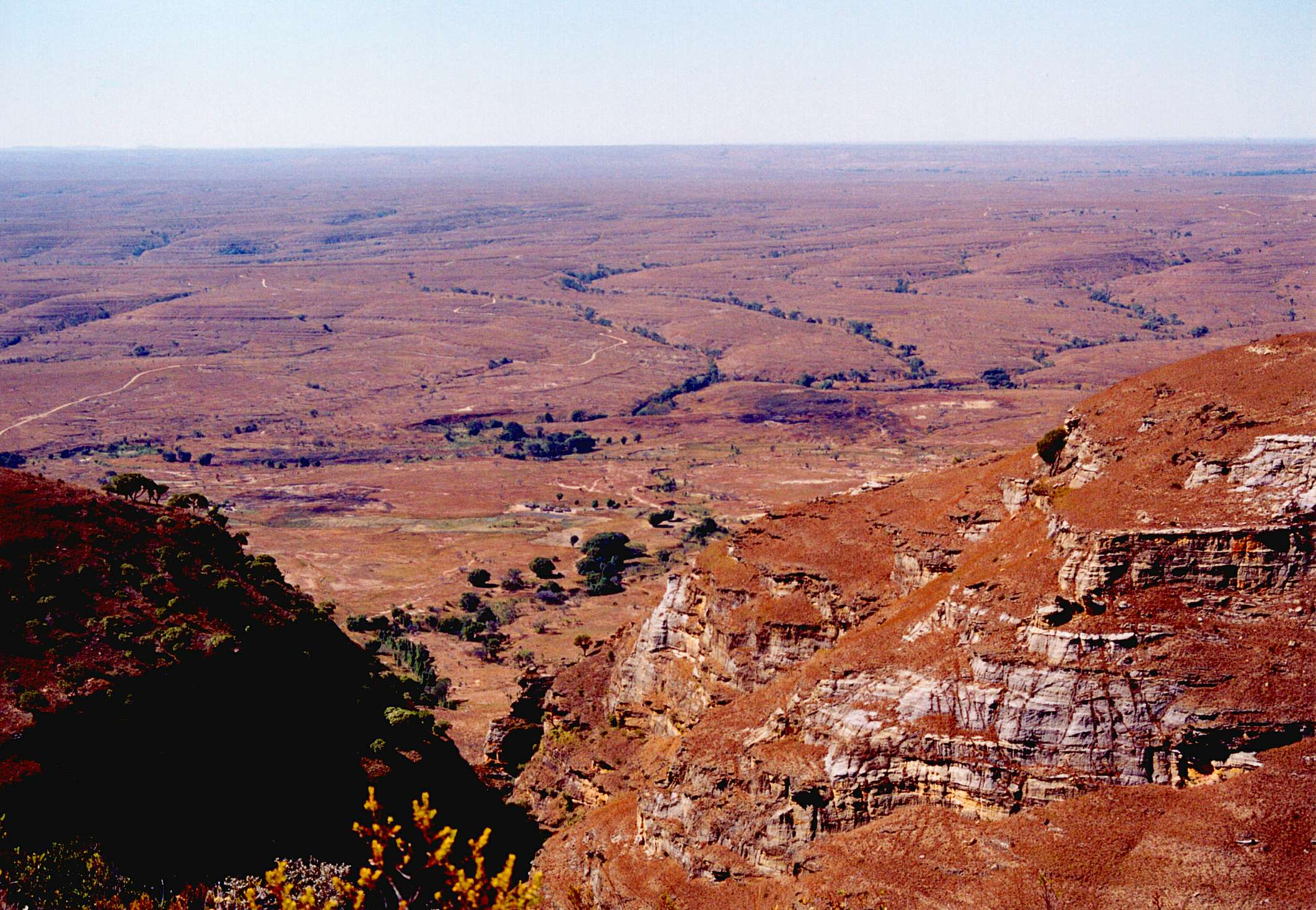 Isalo plateau landscape viewpoint