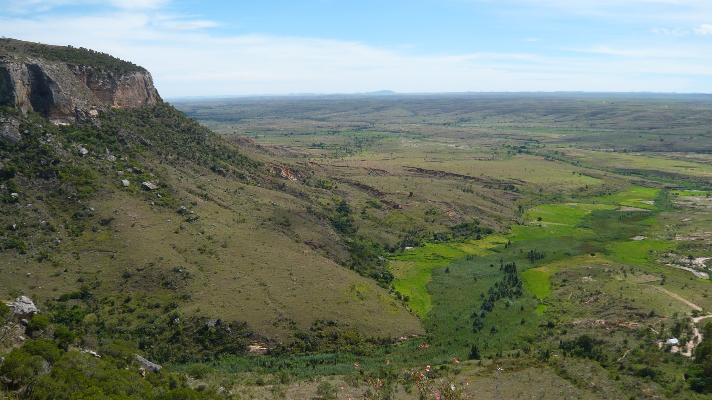 Isalo view from massif