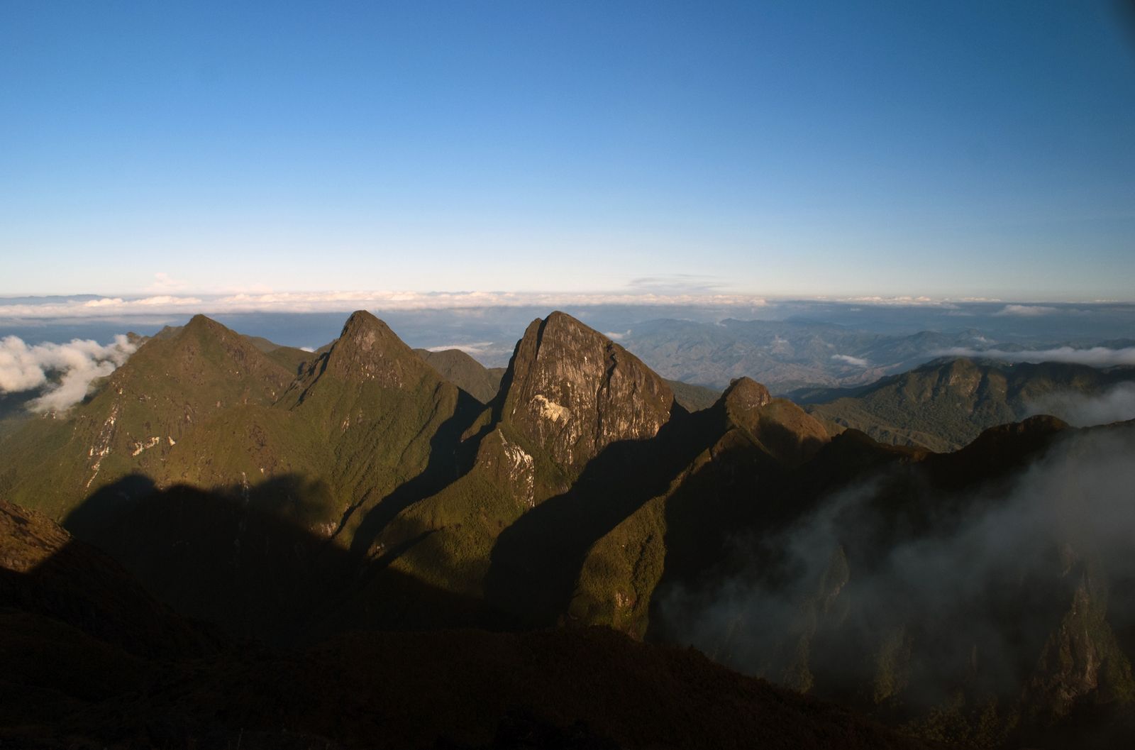 Three peaks at the Marojejy summit