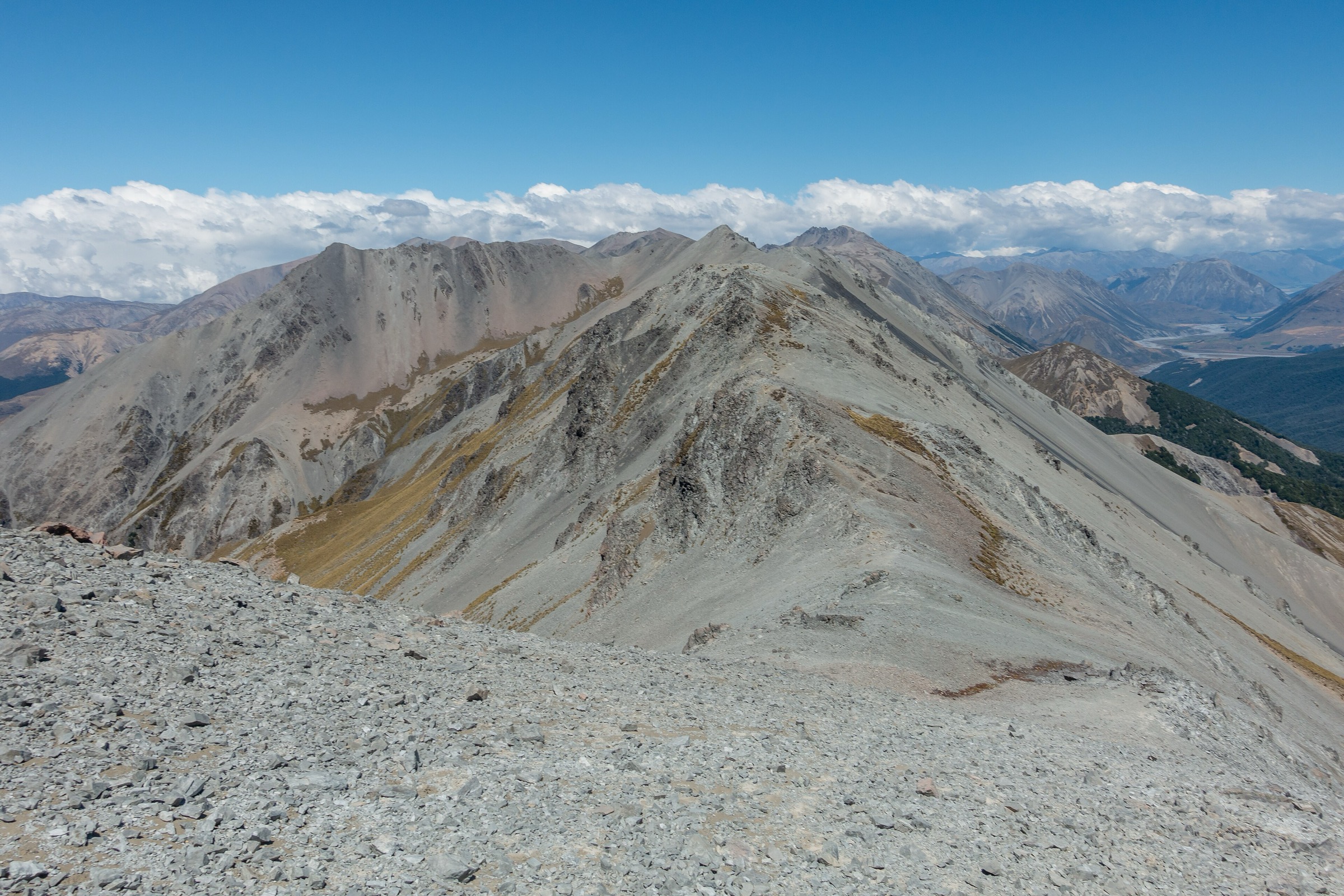 Nervous Knob with Mount Wall on the left, Craigieburn Range